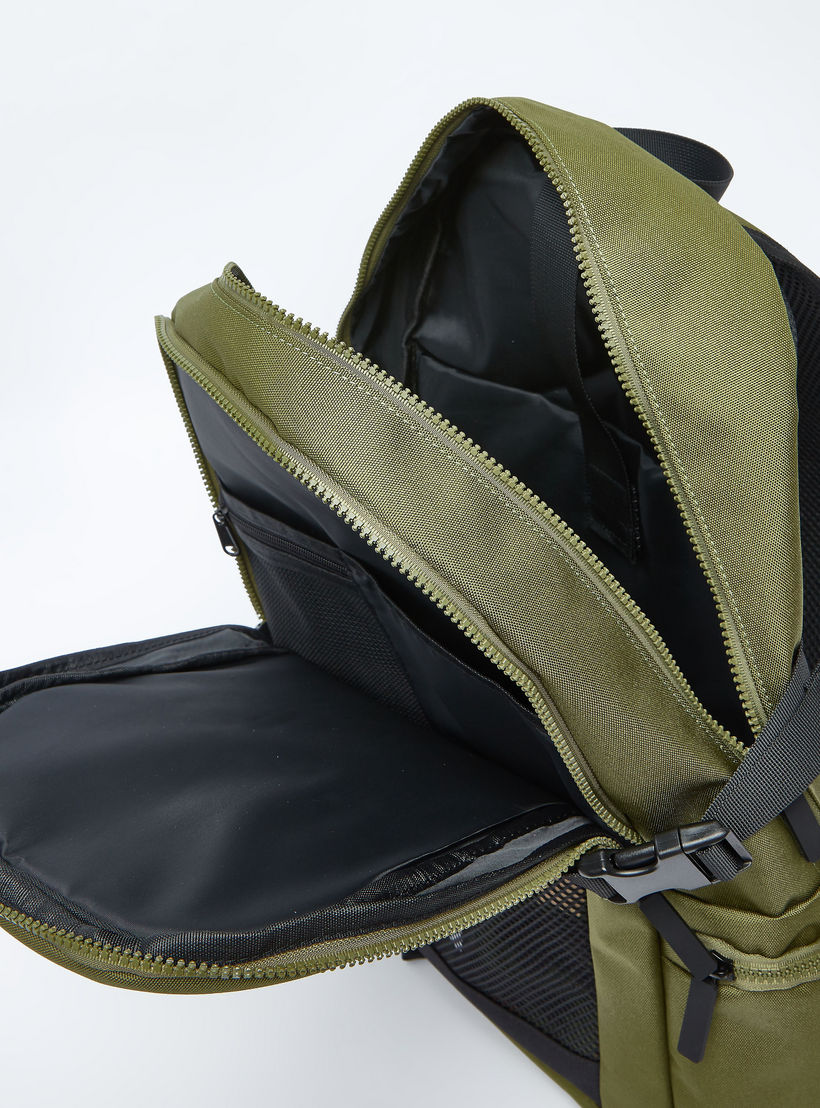 Lee Cooper Printed Backpack with Adjustable Shoulder Straps-men-bags-image-1