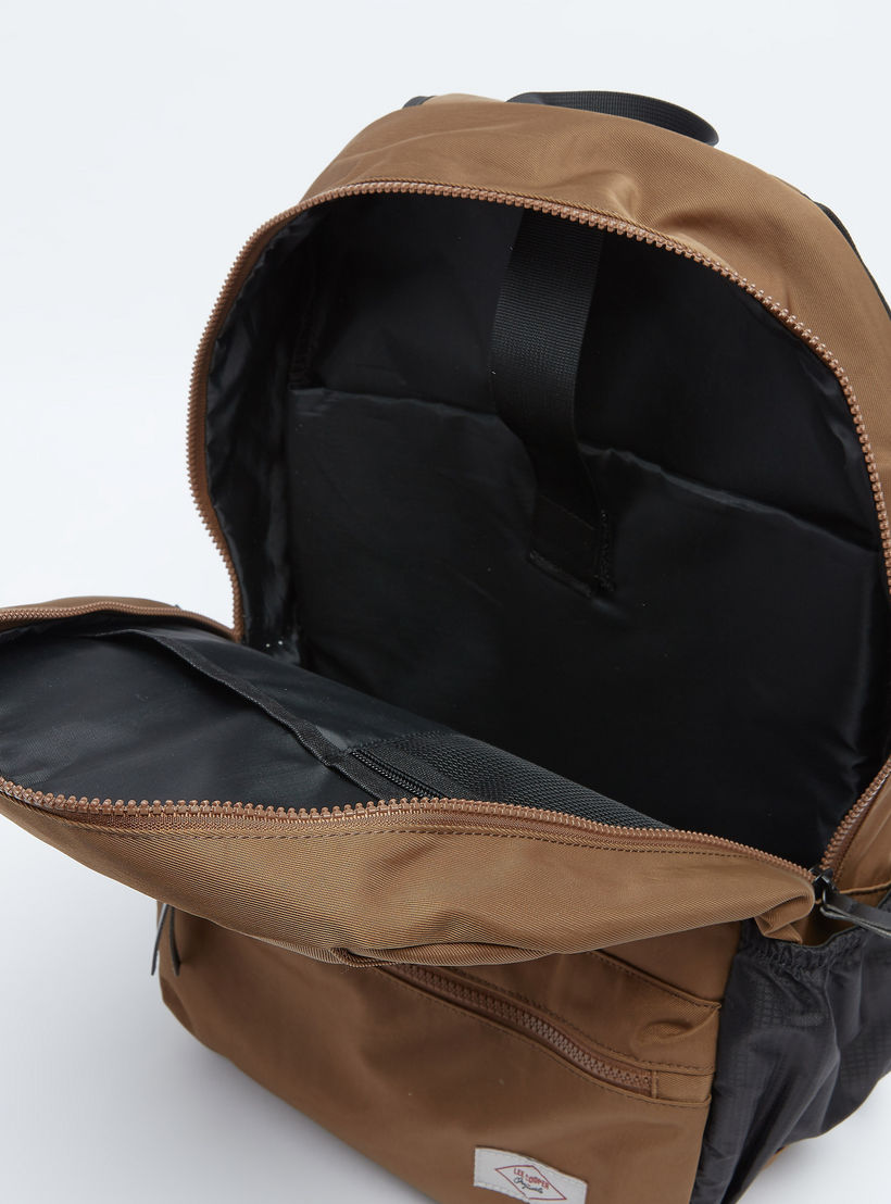 Lee Cooper Solid Backpack with Adjustable Shoulder Straps-men-bags-image-5