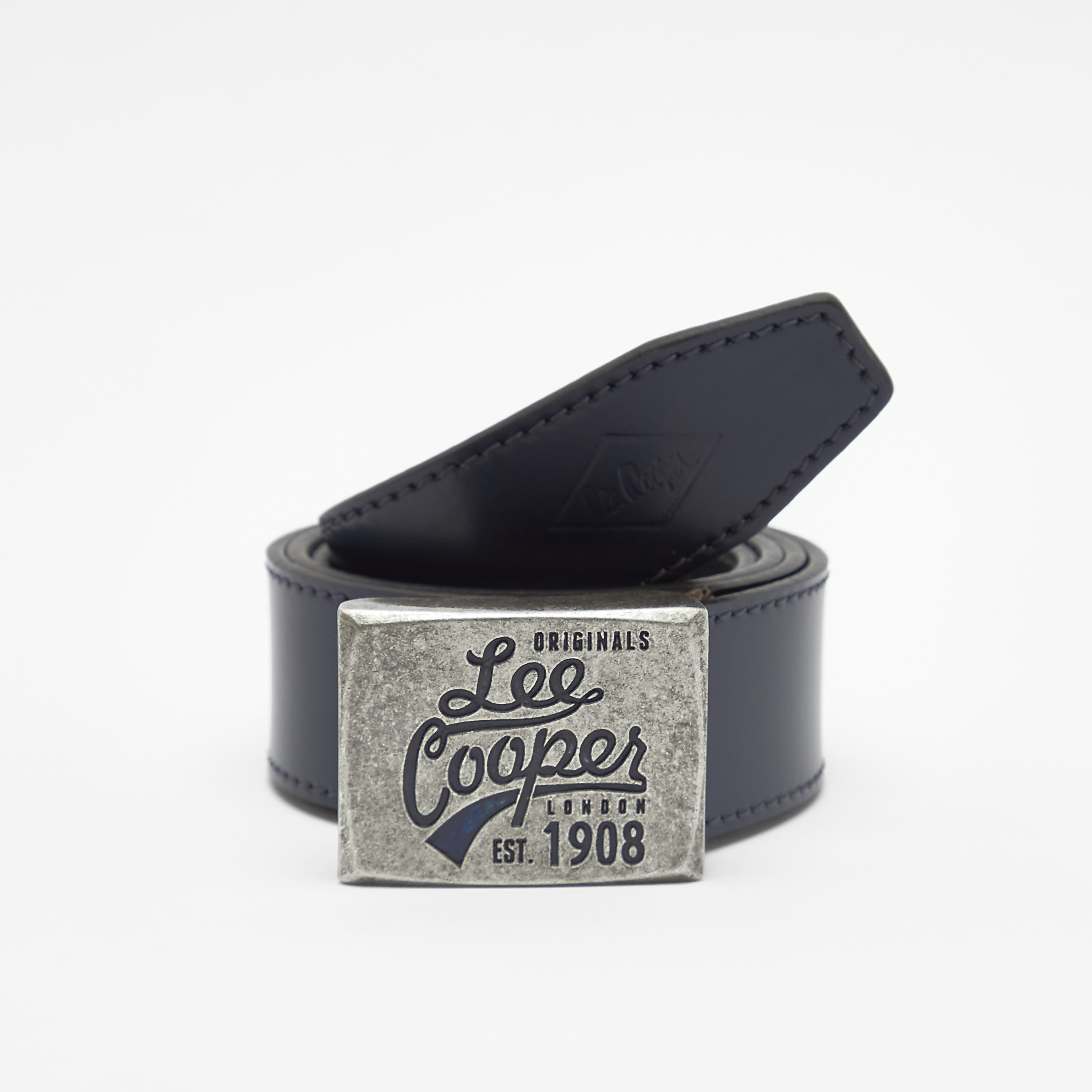 حزام سادة بإبزيم للإغلاق من لي كوبر-men-beltsandwallets-belts-image-2