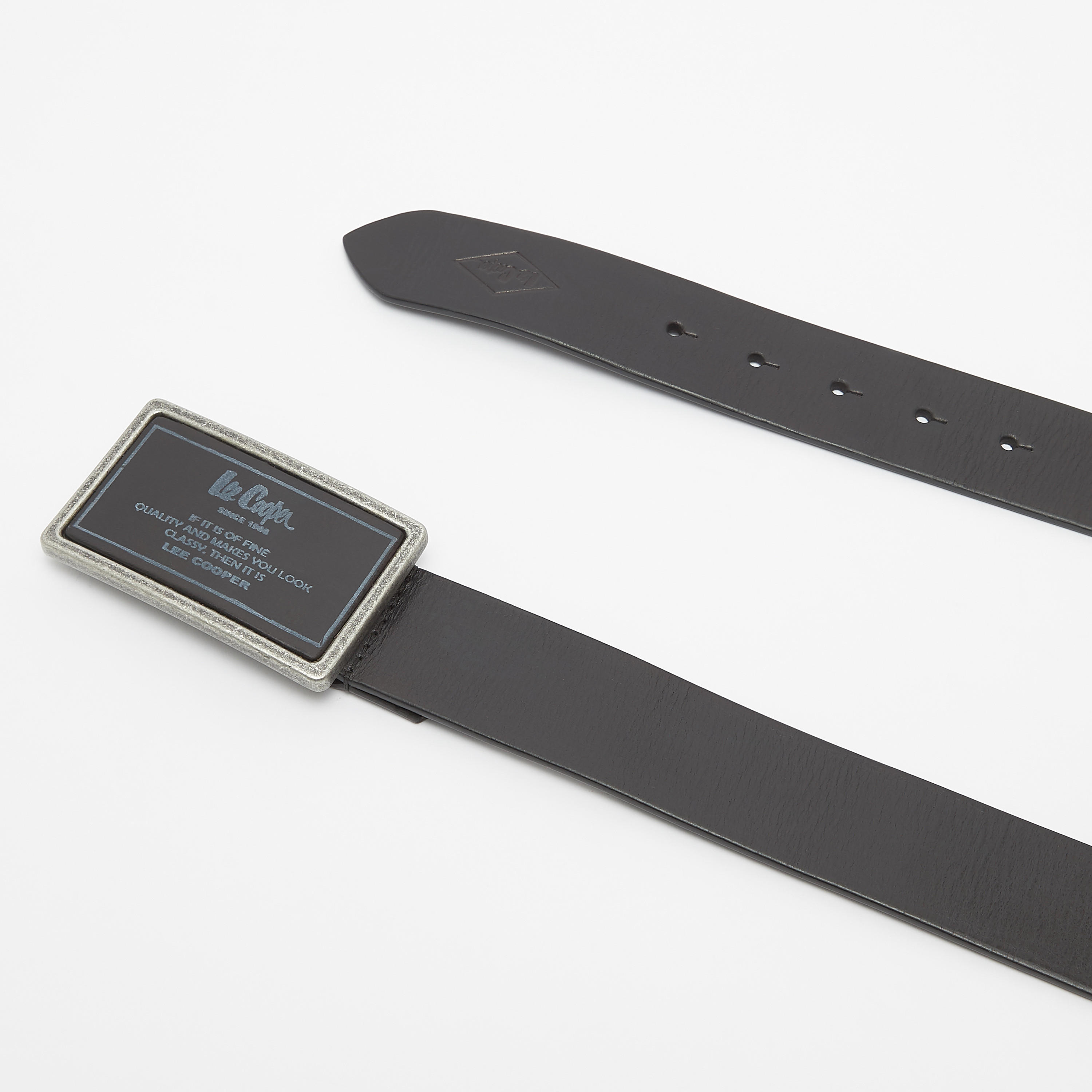 حزام سادة بإبزيم للإغلاق من لي كوبر-men-beltsandwallets-belts-image-3