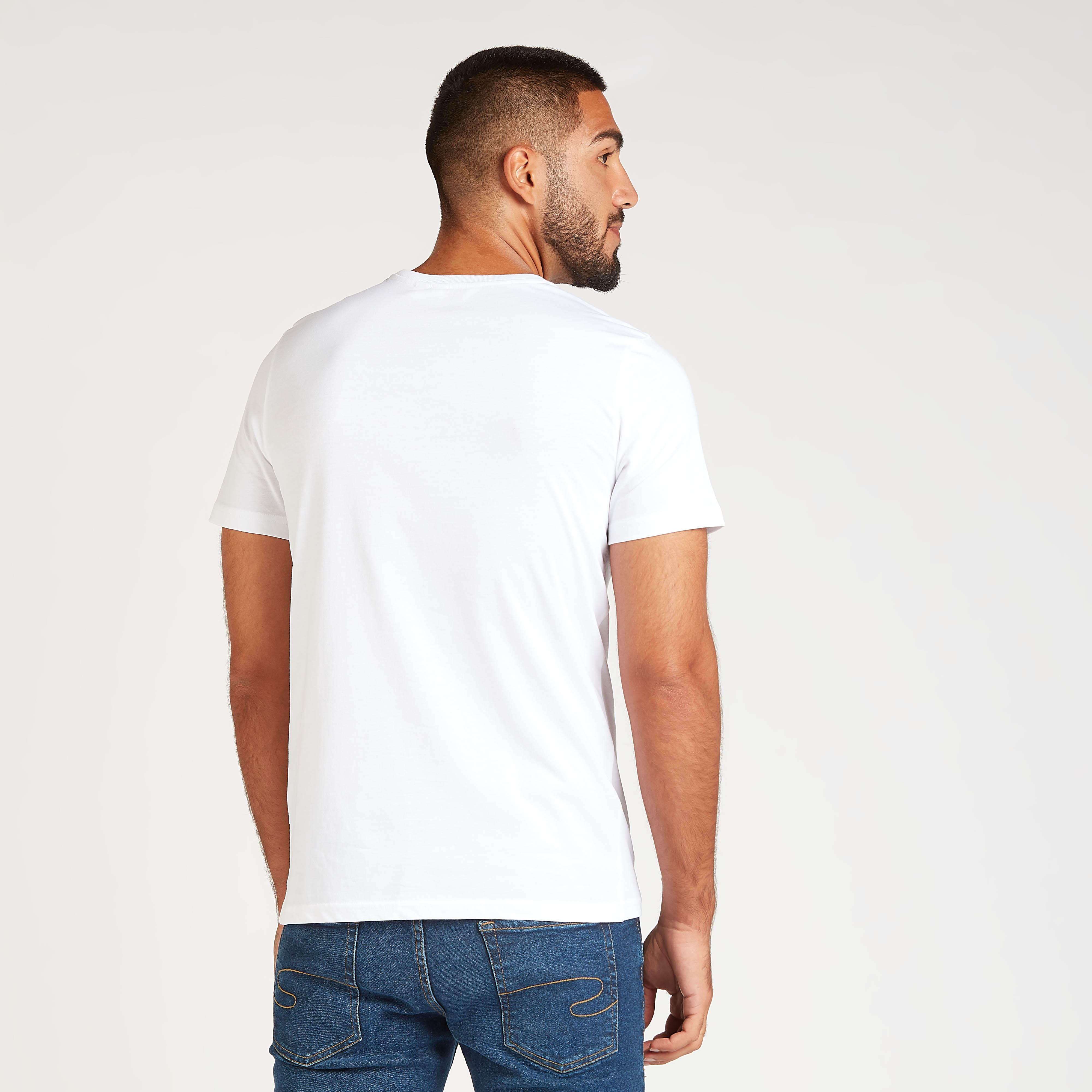 تيشيرت بياقة ضيّقة وأكمام قصيرة وطبعات من لي كوبر-men-clothing-tshirtsandpolos-tshirts-image-4