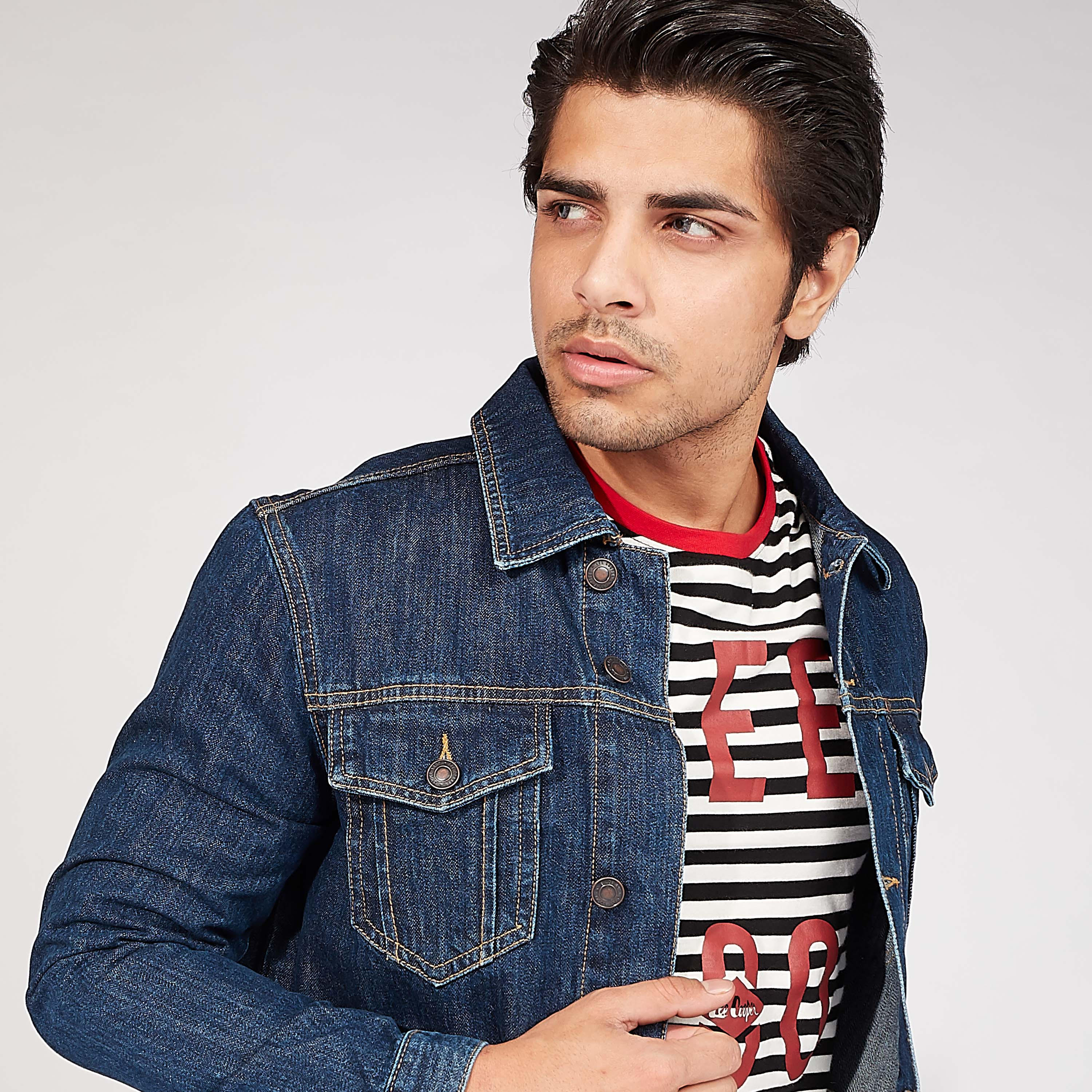 Lee Cooper Printed Denim Jacket with Flap Pockets-men-clothing-jacketsandblazers-jackets-image-6