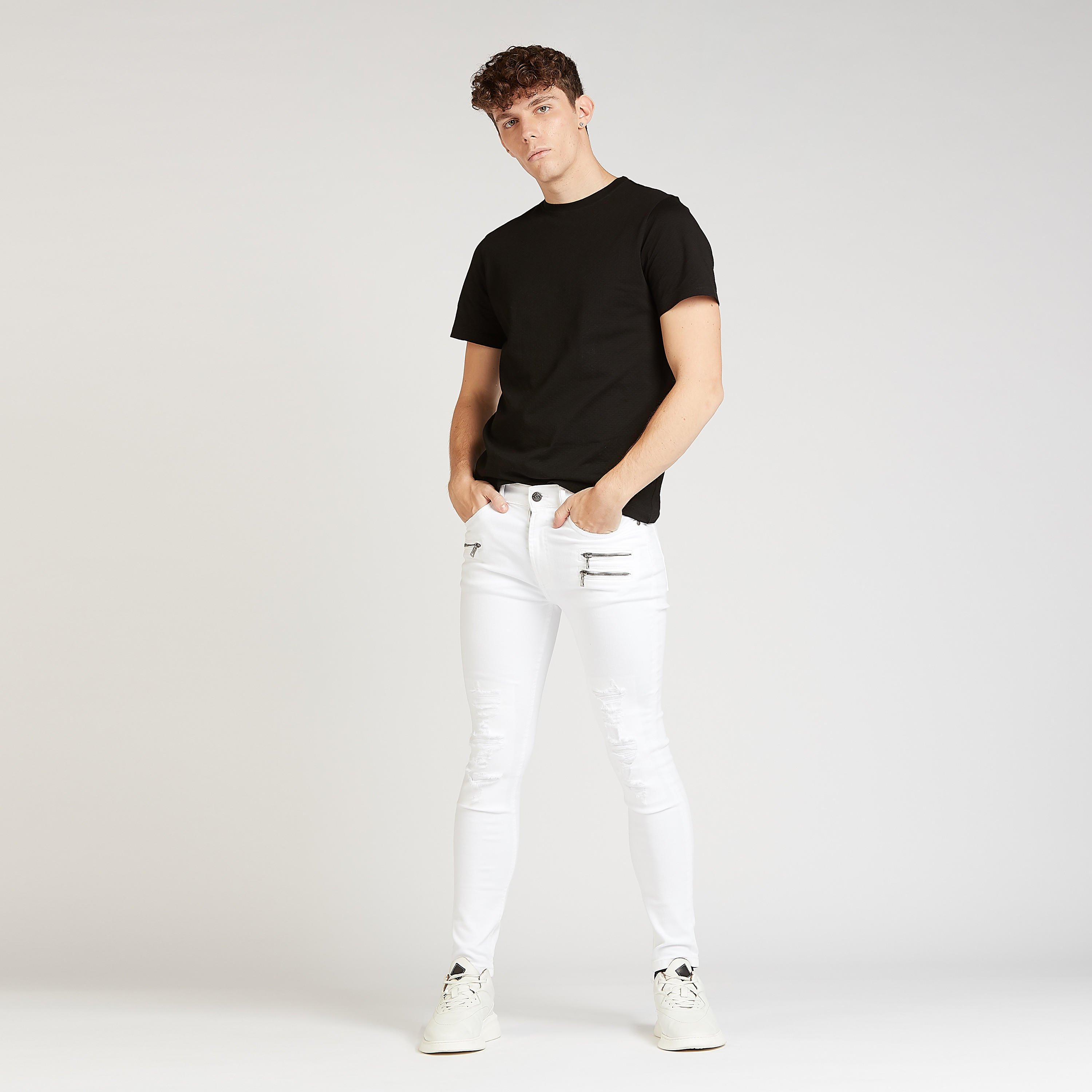 بنطلون جينز طويل بسحاب و زر إغلاق من لي كوبر-men-clothing-bottoms-jeans-image-5