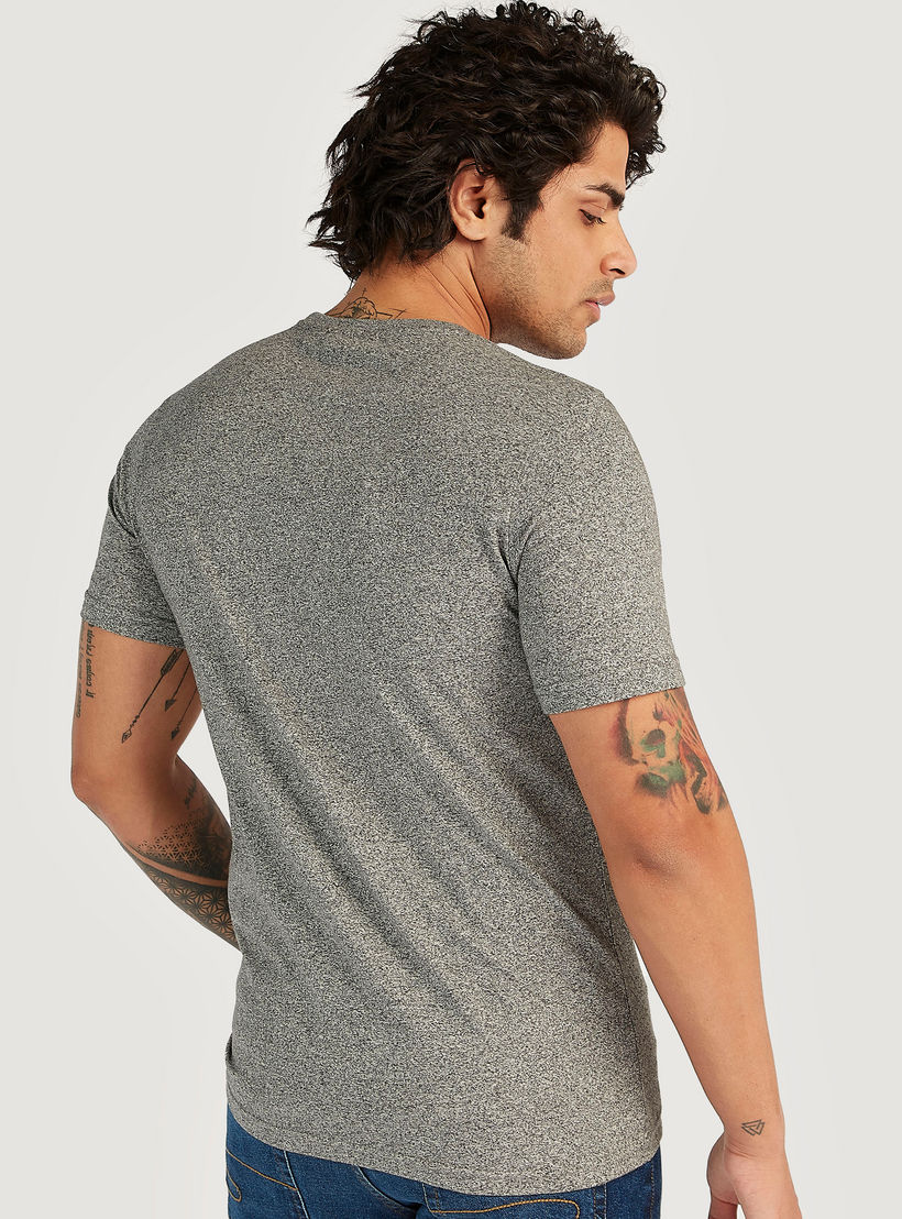 Lee Cooper Printed T-shirt with Short Sleeves-men-clothing-tshirtsandpolos-tshirts-image-4