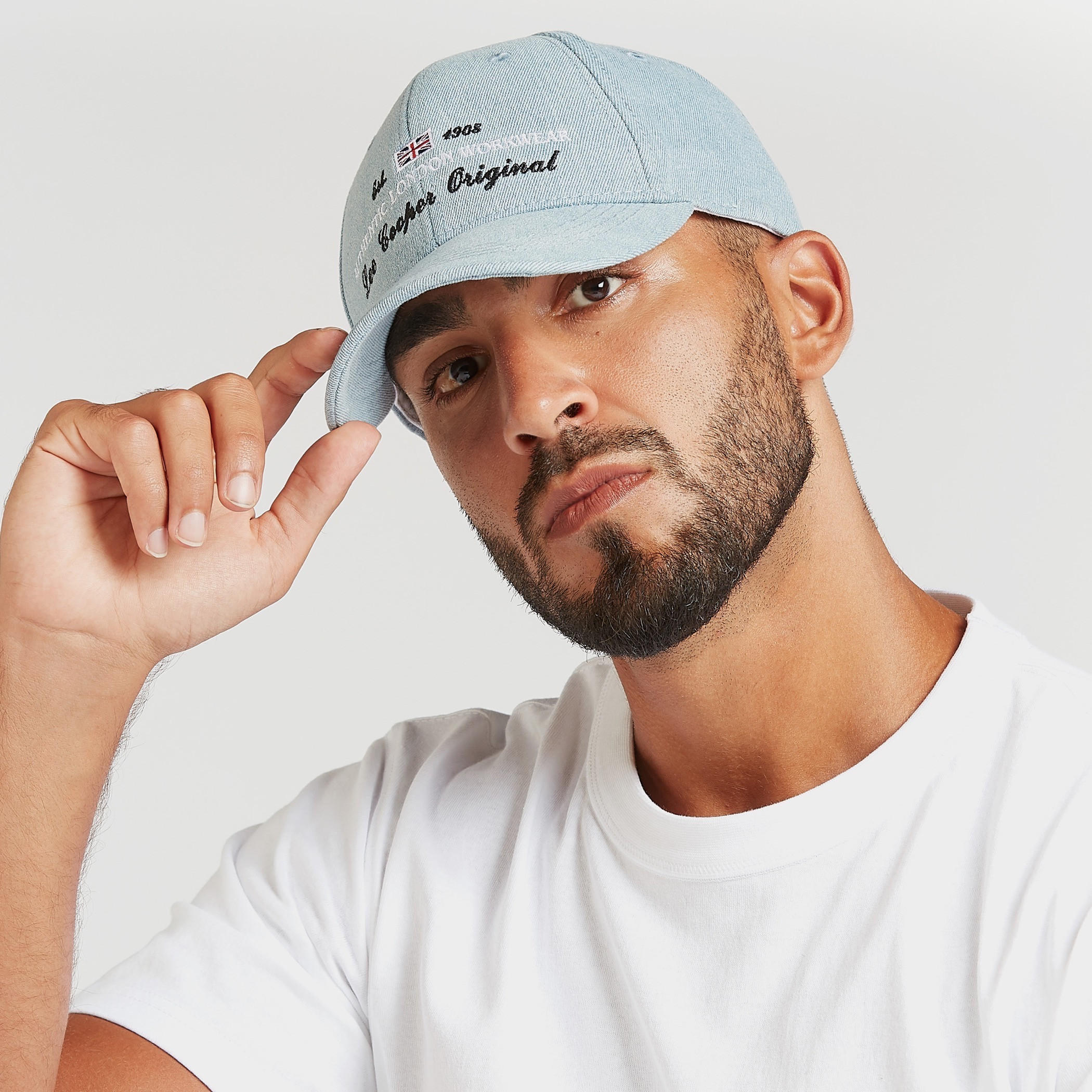 قبعة كاب بطبعات وإبزيم إغلاق من لي كوبر-men-caps-image-2