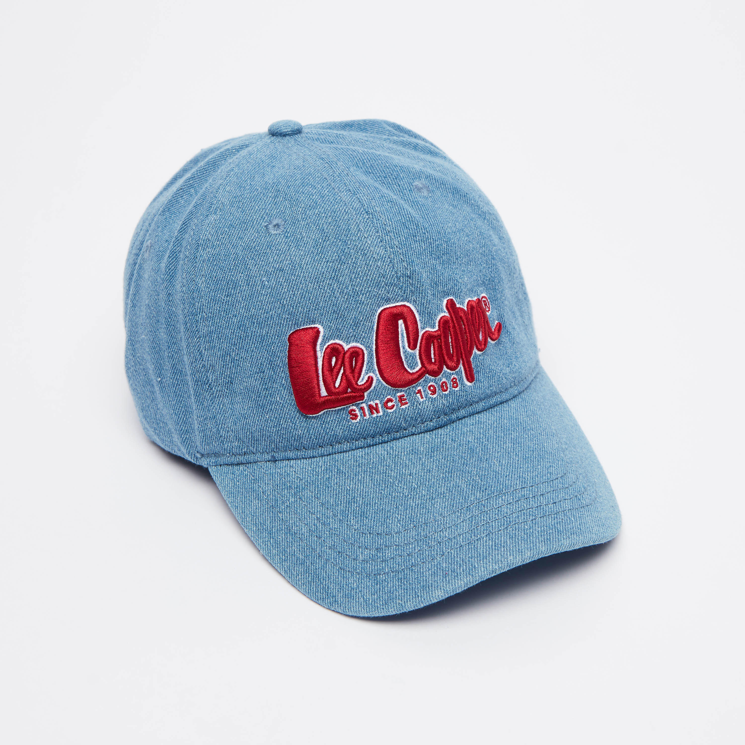 Lee Cooper Embroidered Cap with Plate Buckle Closure-men-caps-image-1