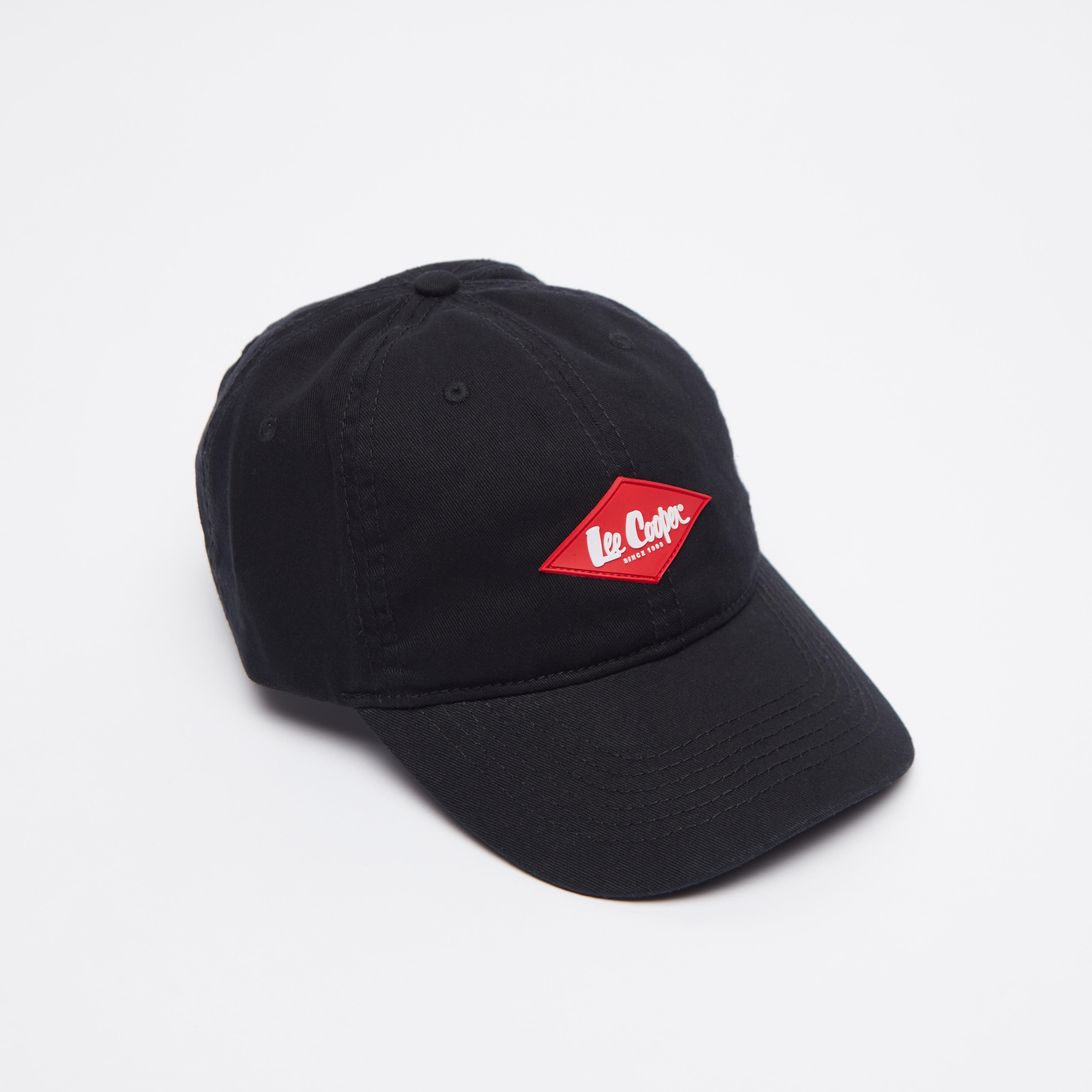Lee Cooper Textured Cap with Adjustable Slide Closure-men-caps-image-1