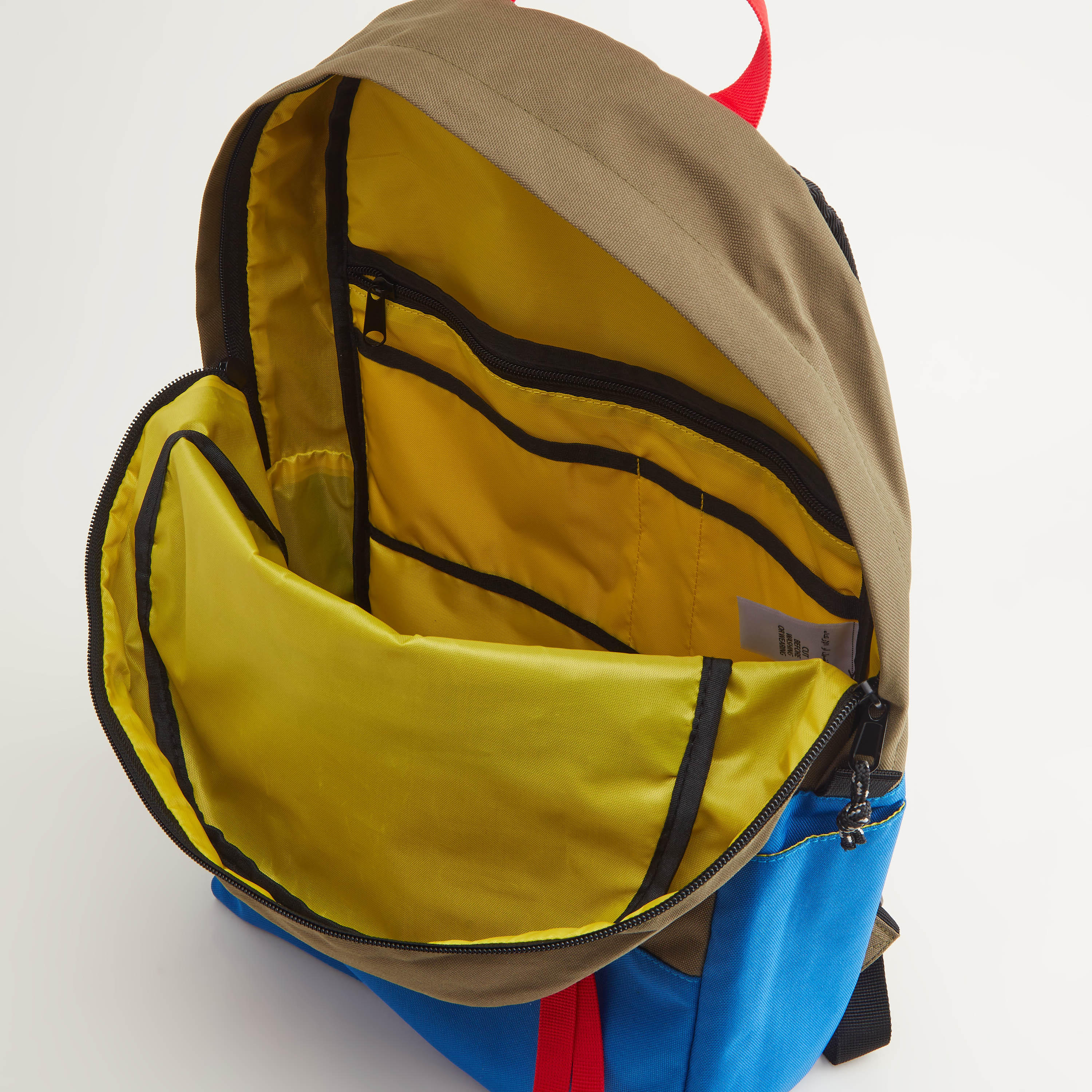 Lee Cooper Logo Printed Backpack with Zip Closure-men-bags-image-5