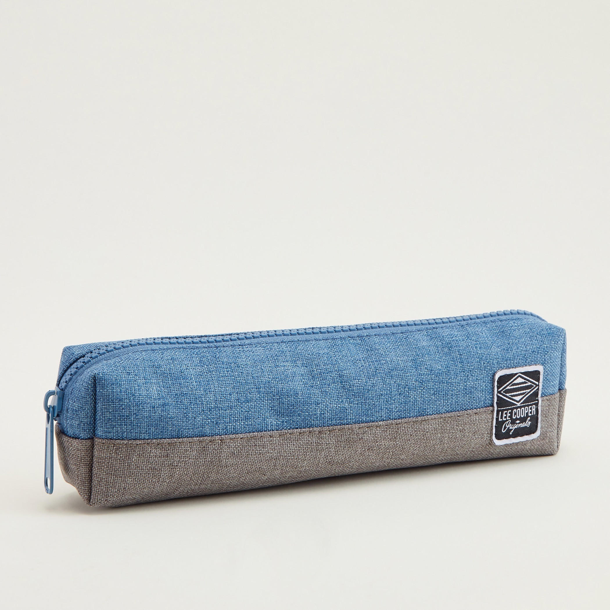 Lee Cooper Textured Pencil Case with Zip Closure-men-bags-image-1