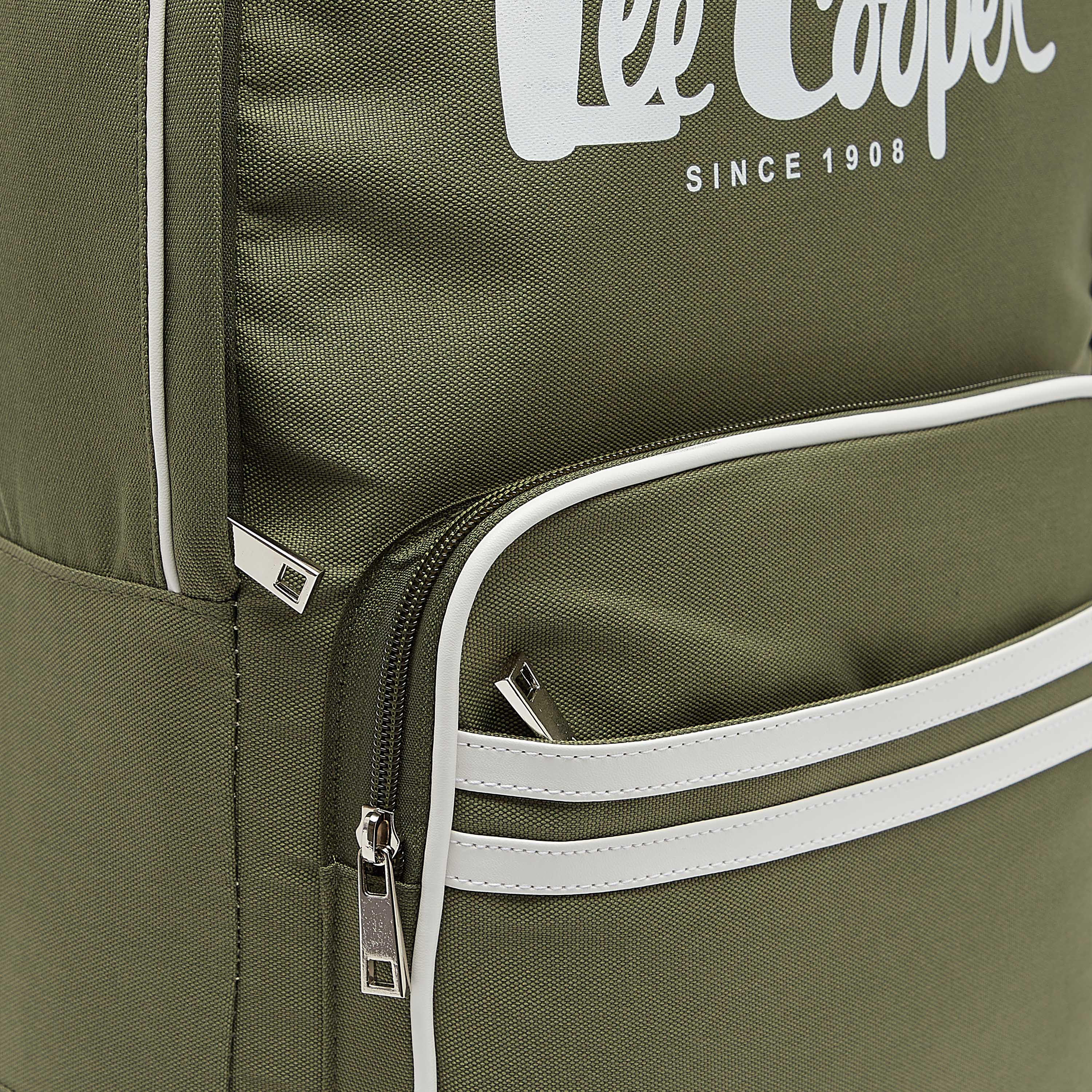 شنطة ظهر بطبعات شعار وأحزمة قابلة للتّعديل وسحّاب إغلاق من لي كوبر-men-bags-image-3