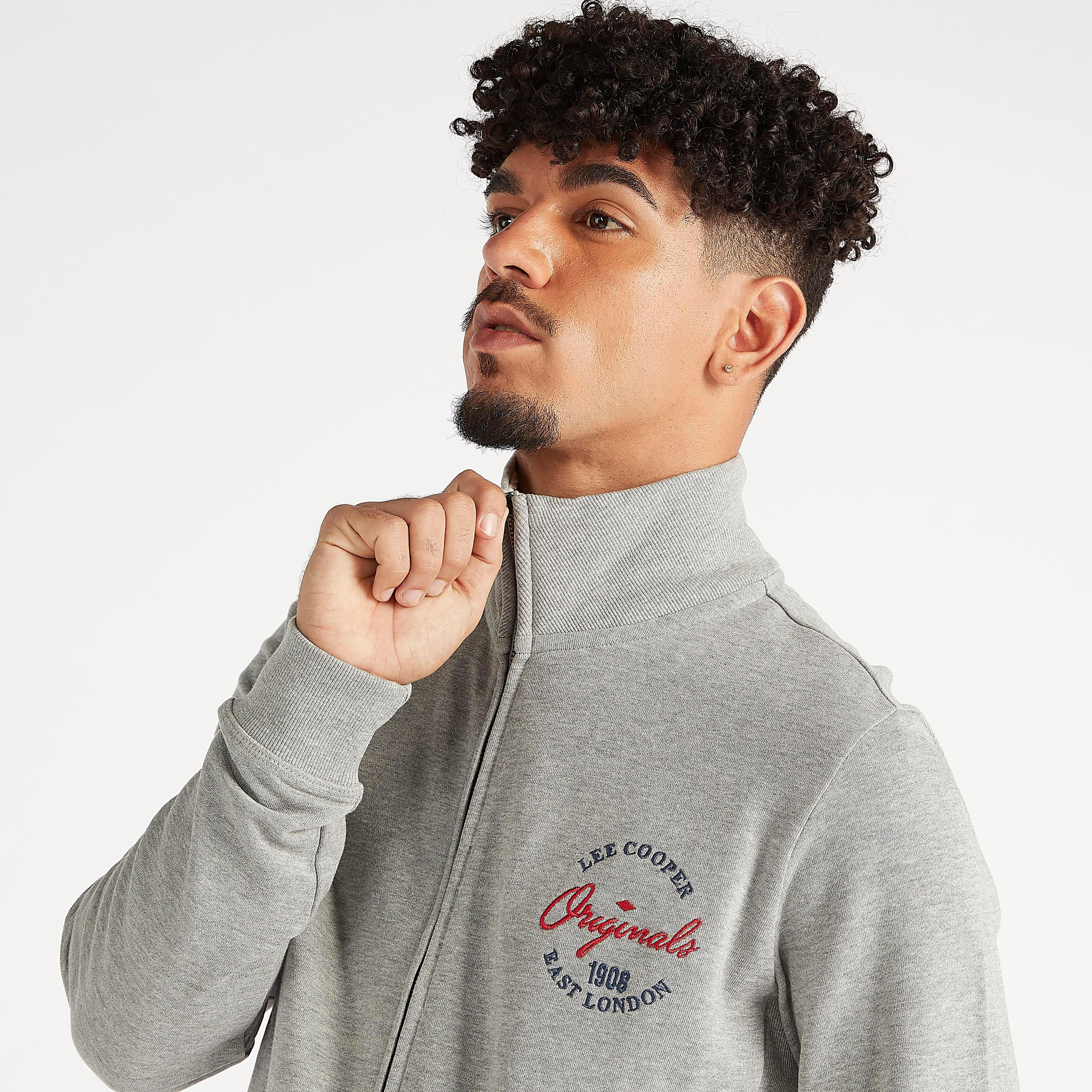 Sustainable Lee Cooper Zip Through Jacket with Sherpa Collar-men-clothing-jacketsandblazers-jackets-image-3