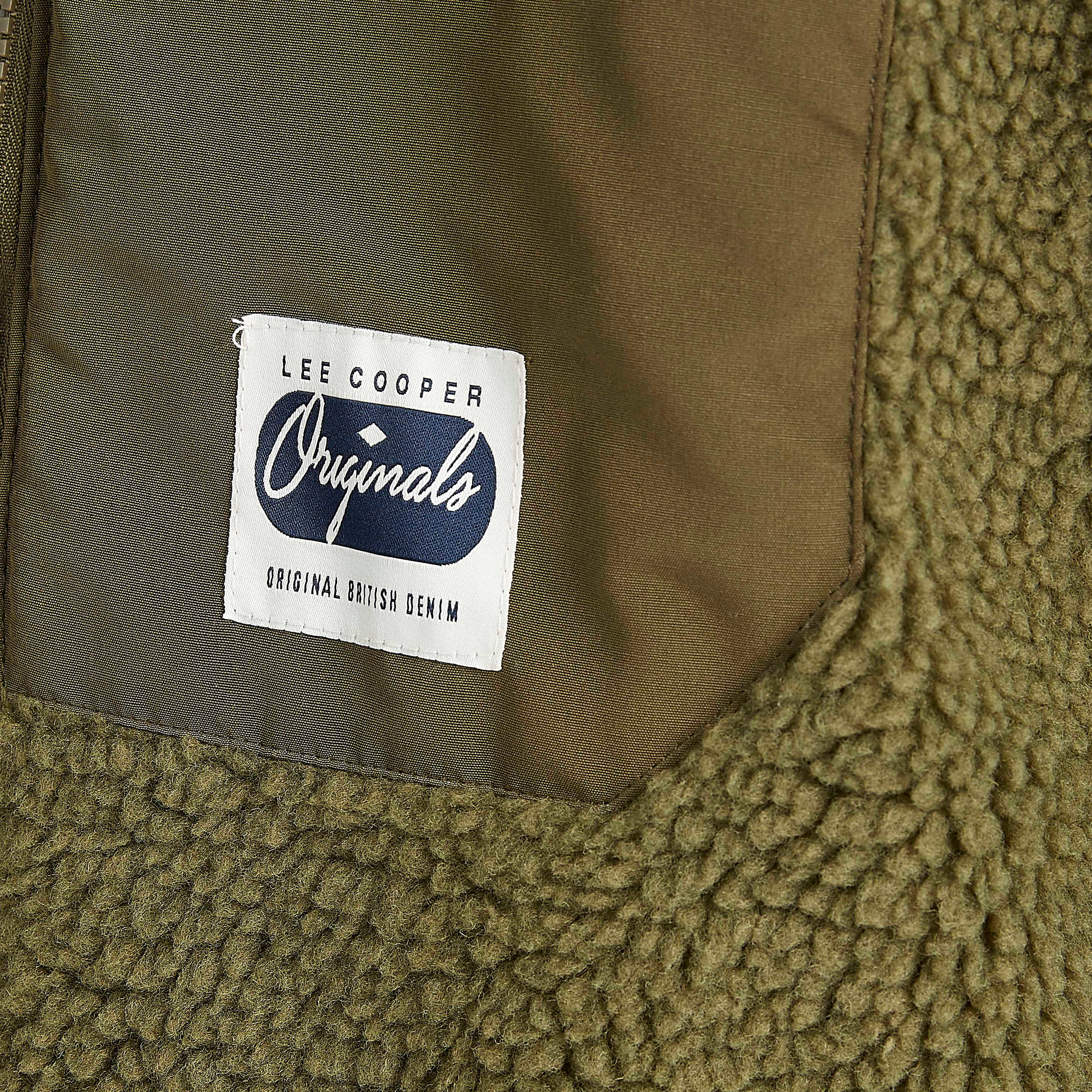 جاكيت بارز الملمس بسحّاب وأكمام طويلة وقبّعة من لي كوبر-men-clothing-jacketsandblazers-jackets-image-6