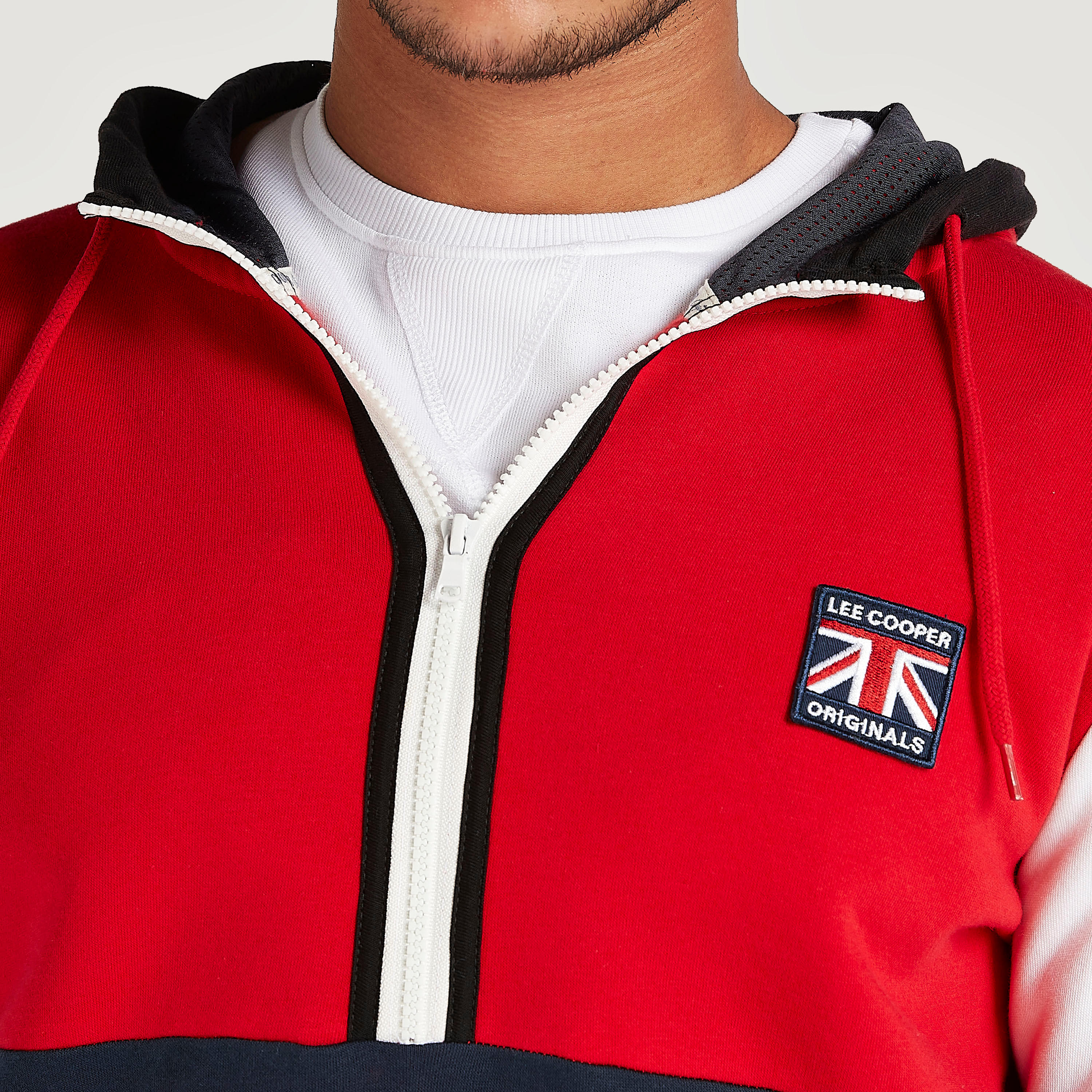 جاكيت مستدام كتل ألوان بقبّعة وأكمام طويلة من لي كوبر-men-winterwear-hoodiesandsweatshirts-image-6