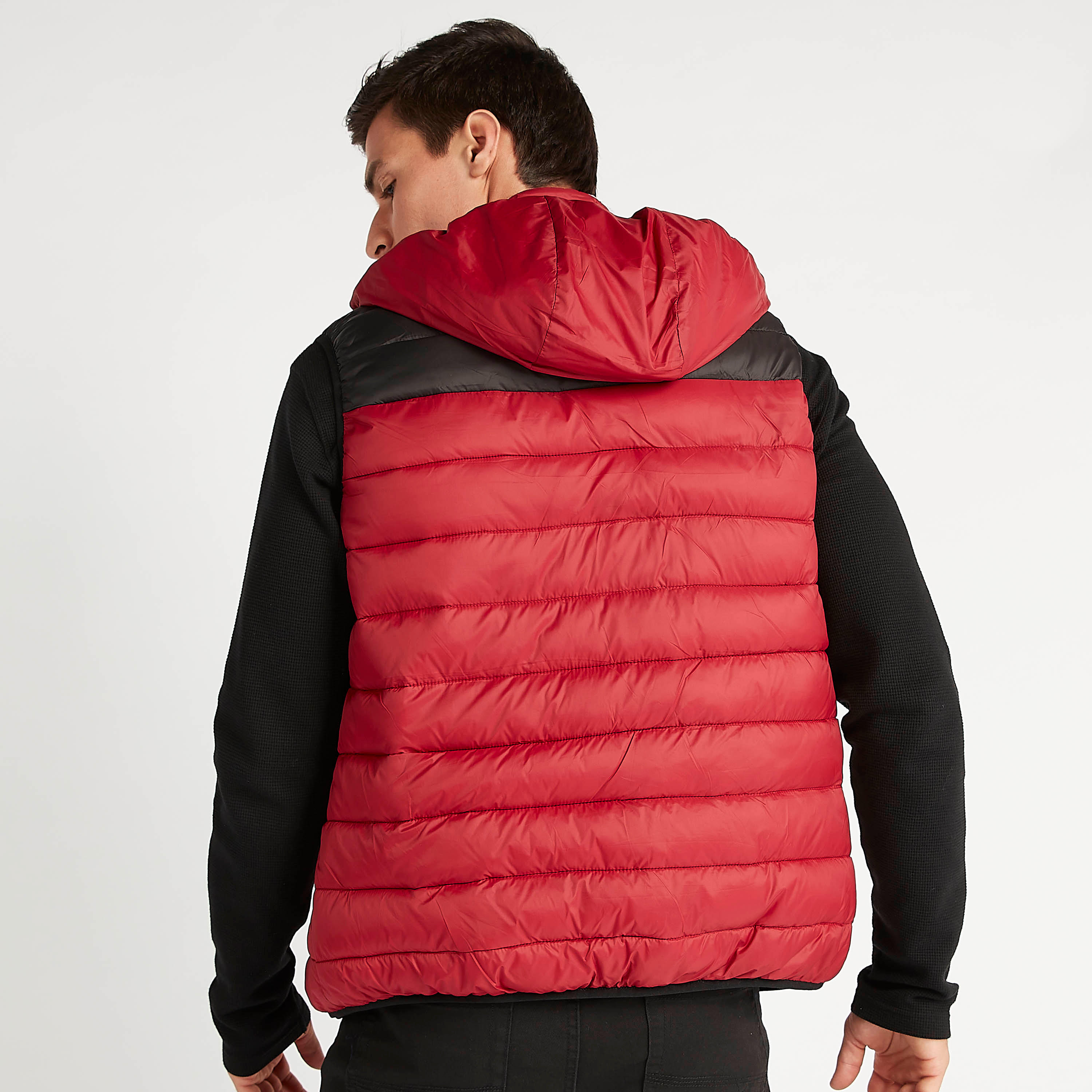 Lee Cooper Quilted Zip Through Gilet with Pockets and Hood-men-clothing-jacketsandblazers-jackets-image-9