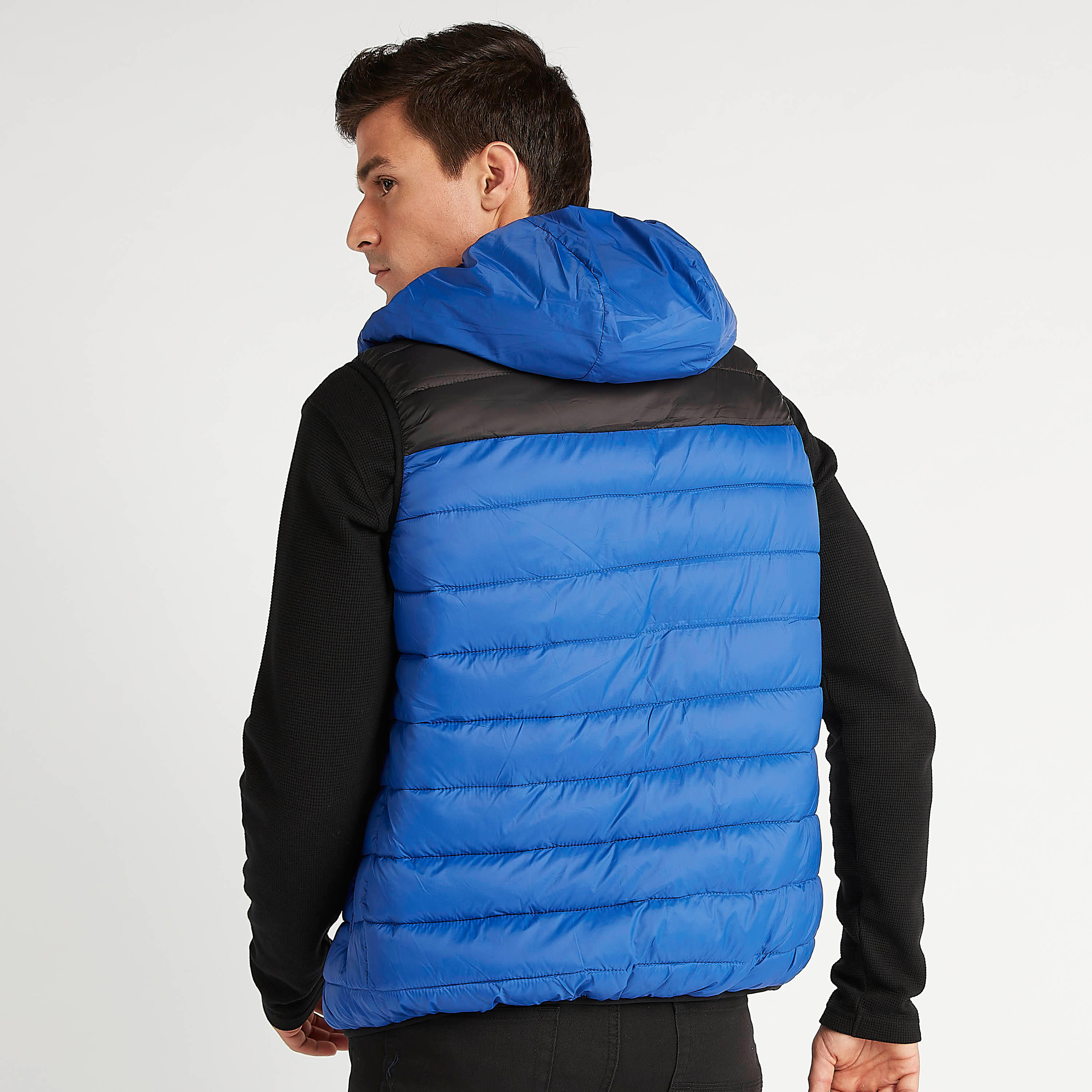 Lee Cooper Quilted Zip Through Gilet with Pockets and Hood-men-clothing-jacketsandblazers-jackets-image-4