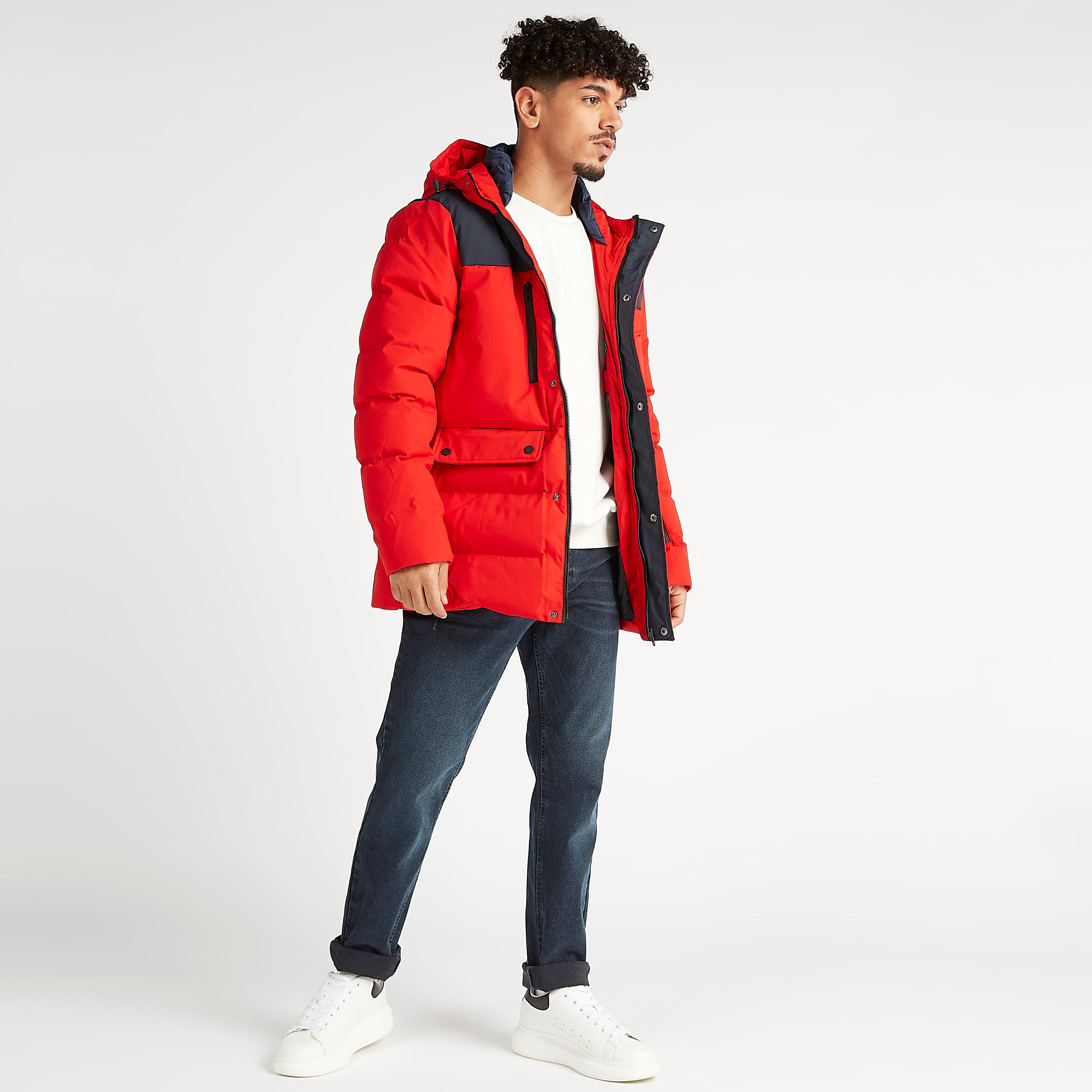 Lee Cooper Quilted Jacket with Hood and Long Sleeves-men-clothing-jacketsandblazers-jackets-image-2