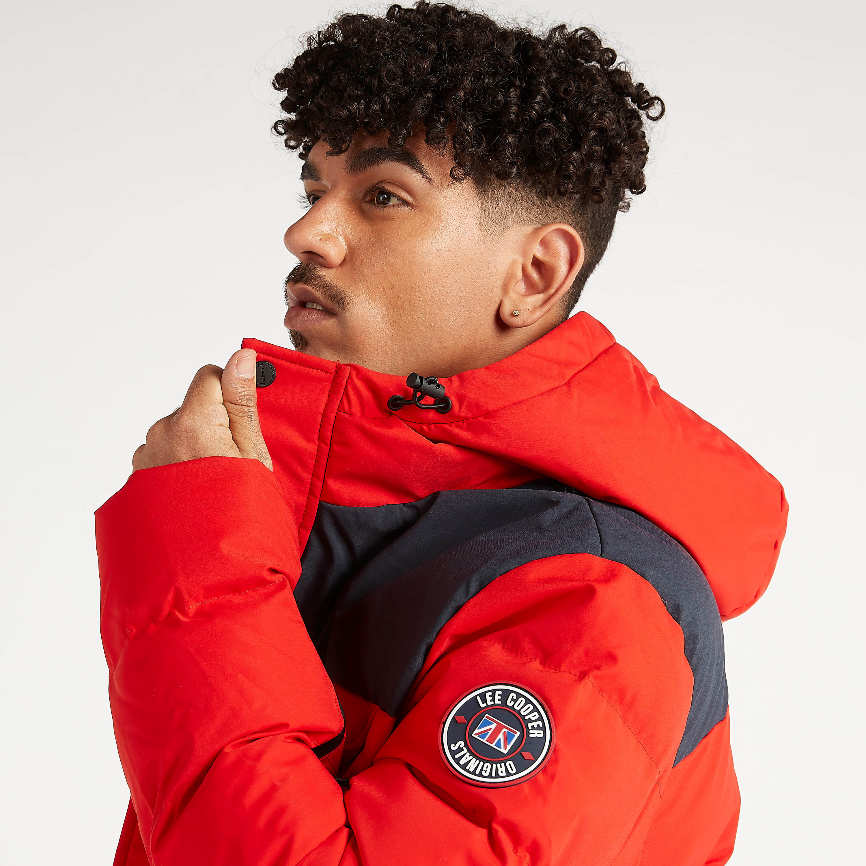 Lee Cooper Quilted Jacket with Hood and Long Sleeves-men-clothing-jacketsandblazers-jackets-image-3