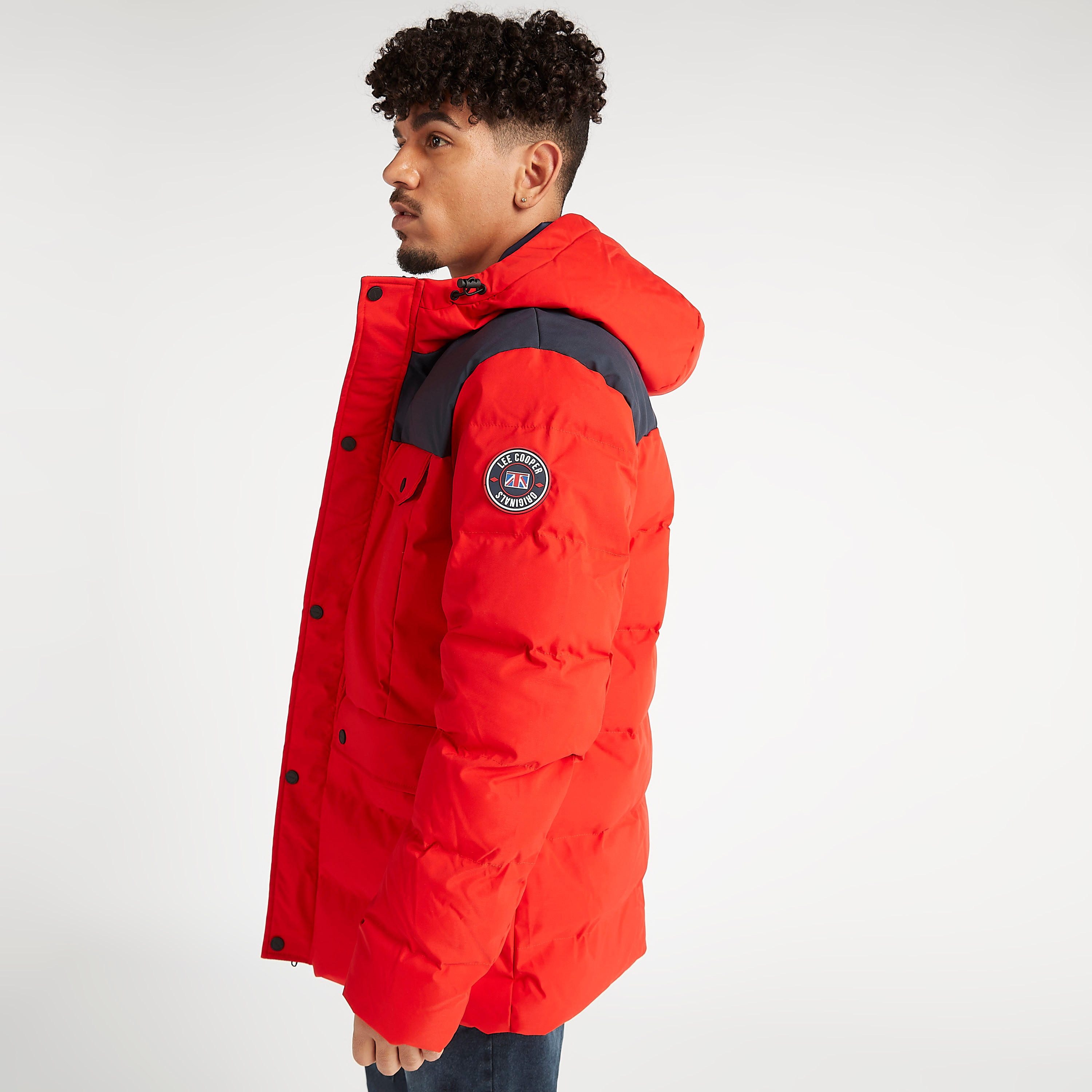 Lee Cooper Quilted Jacket with Hood and Long Sleeves-men-clothing-jacketsandblazers-jackets-image-6