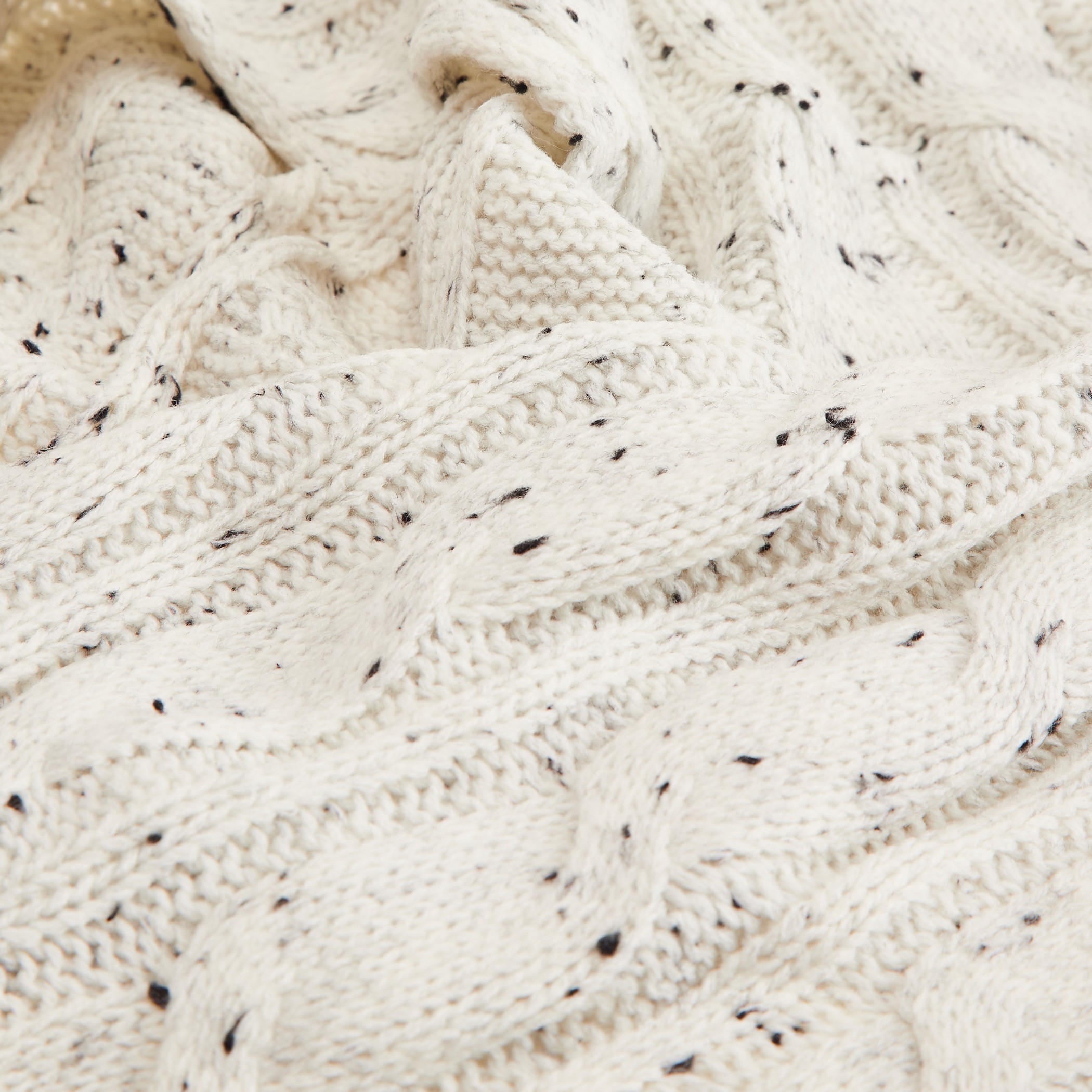 Lee Cooper Cable Knit Textured Scarf-men-scarvesandgloves-image-2