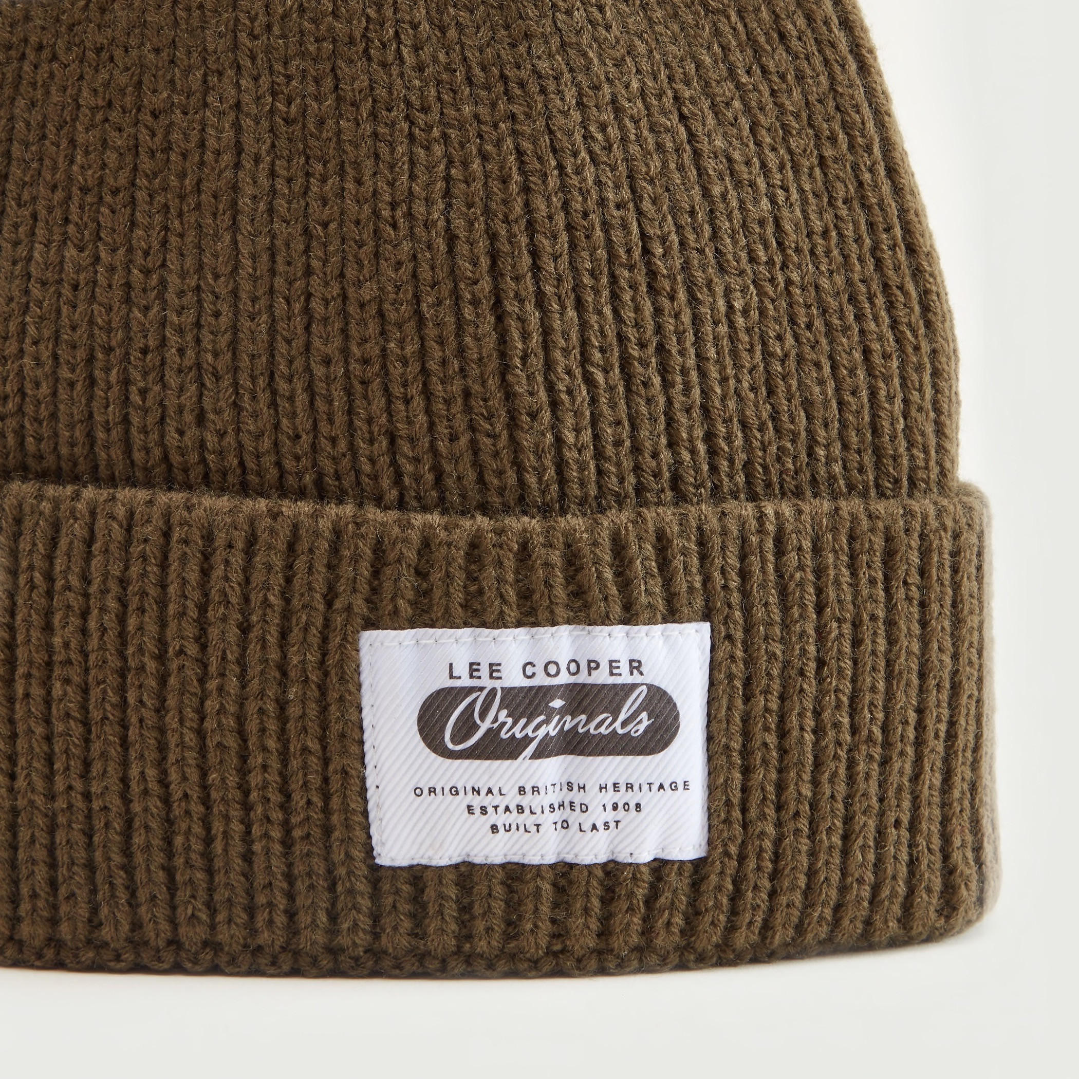 Lee Cooper Solid Beanie-men-caps-image-2