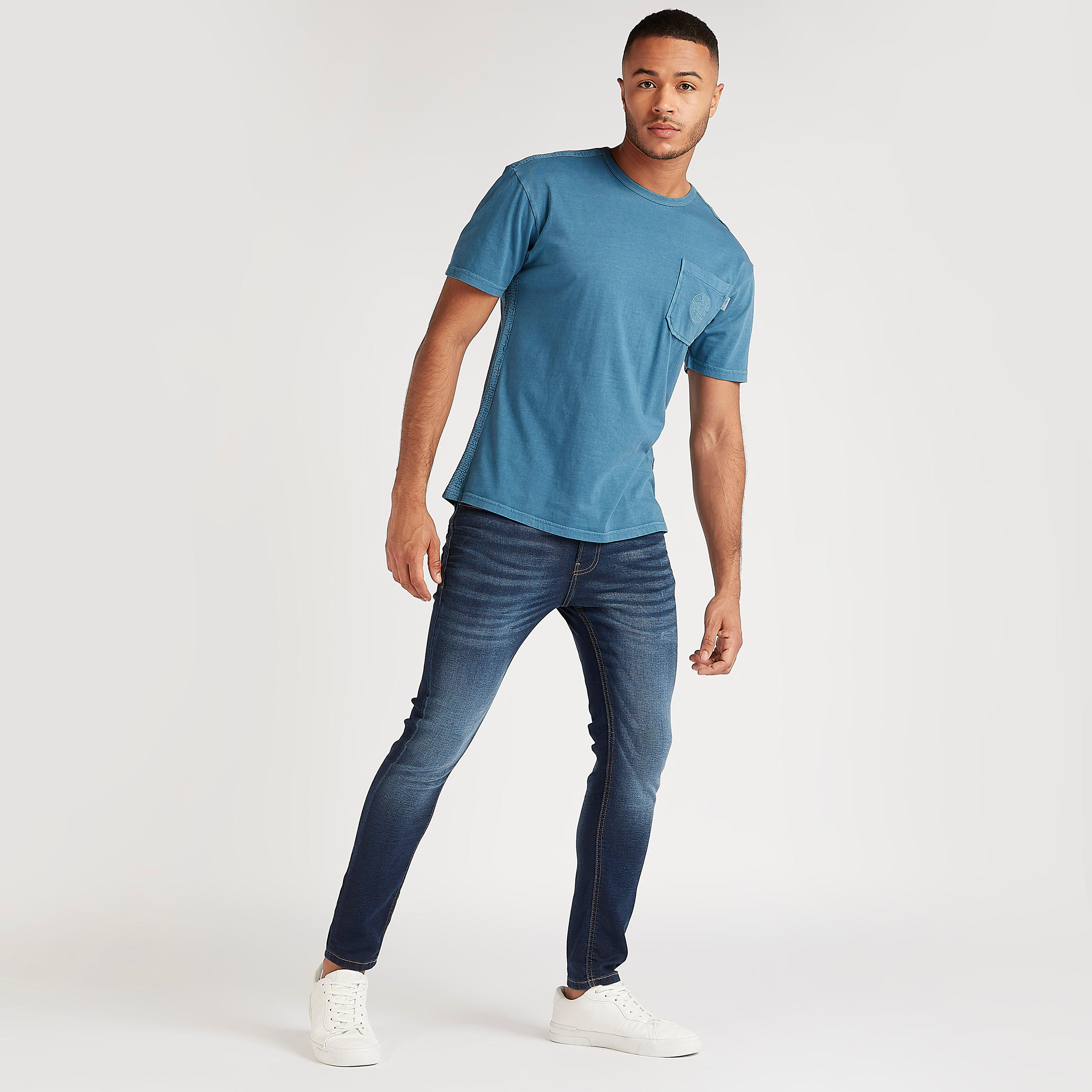 بنطلون جينز سليم فيت برباط إغلاق وخصر منخفض من لي كوبر-men-clothing-bottoms-jeans-image-2