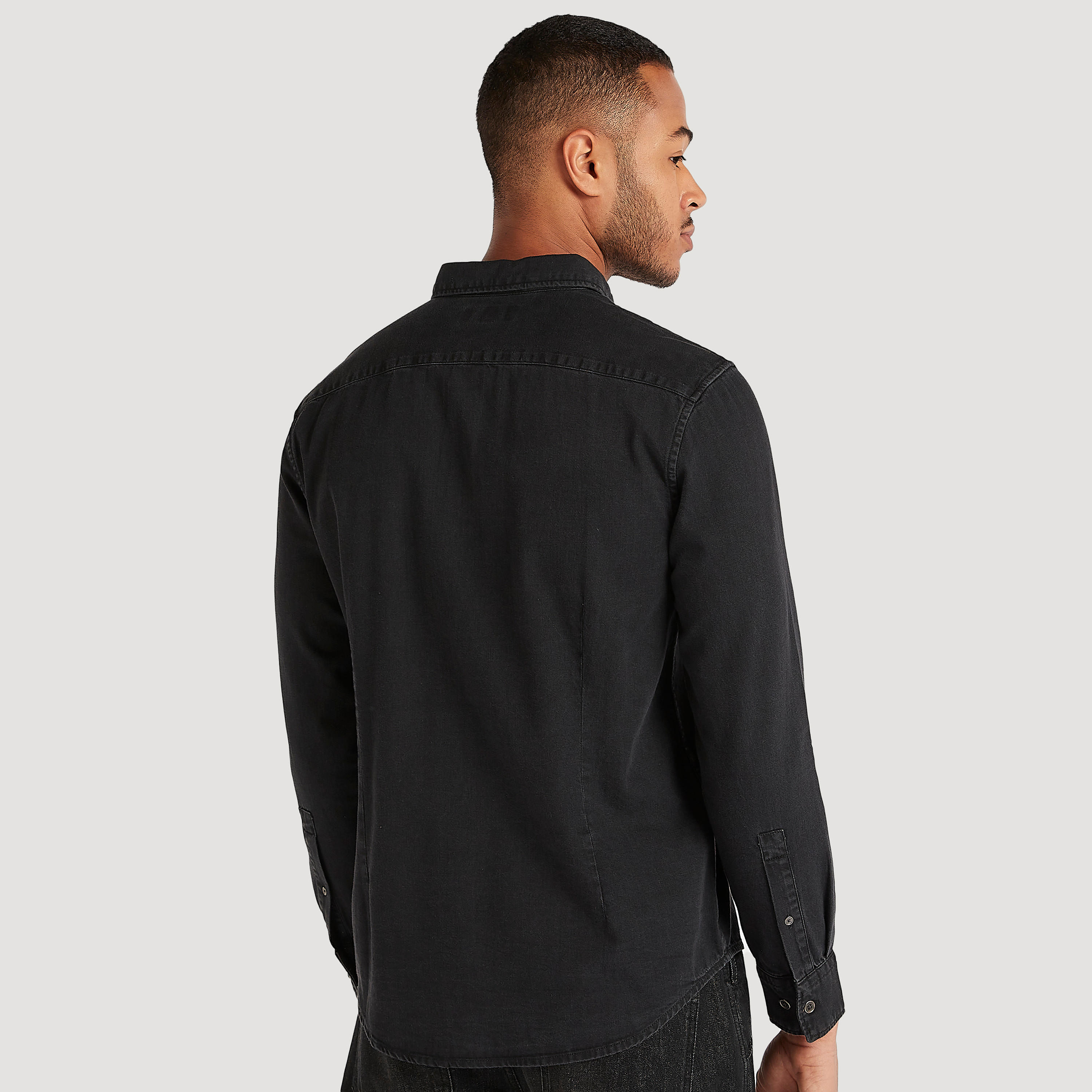 Lee Cooper Textured Shirt with Collar and Long Sleeves-men-clothing-shirts-image-4