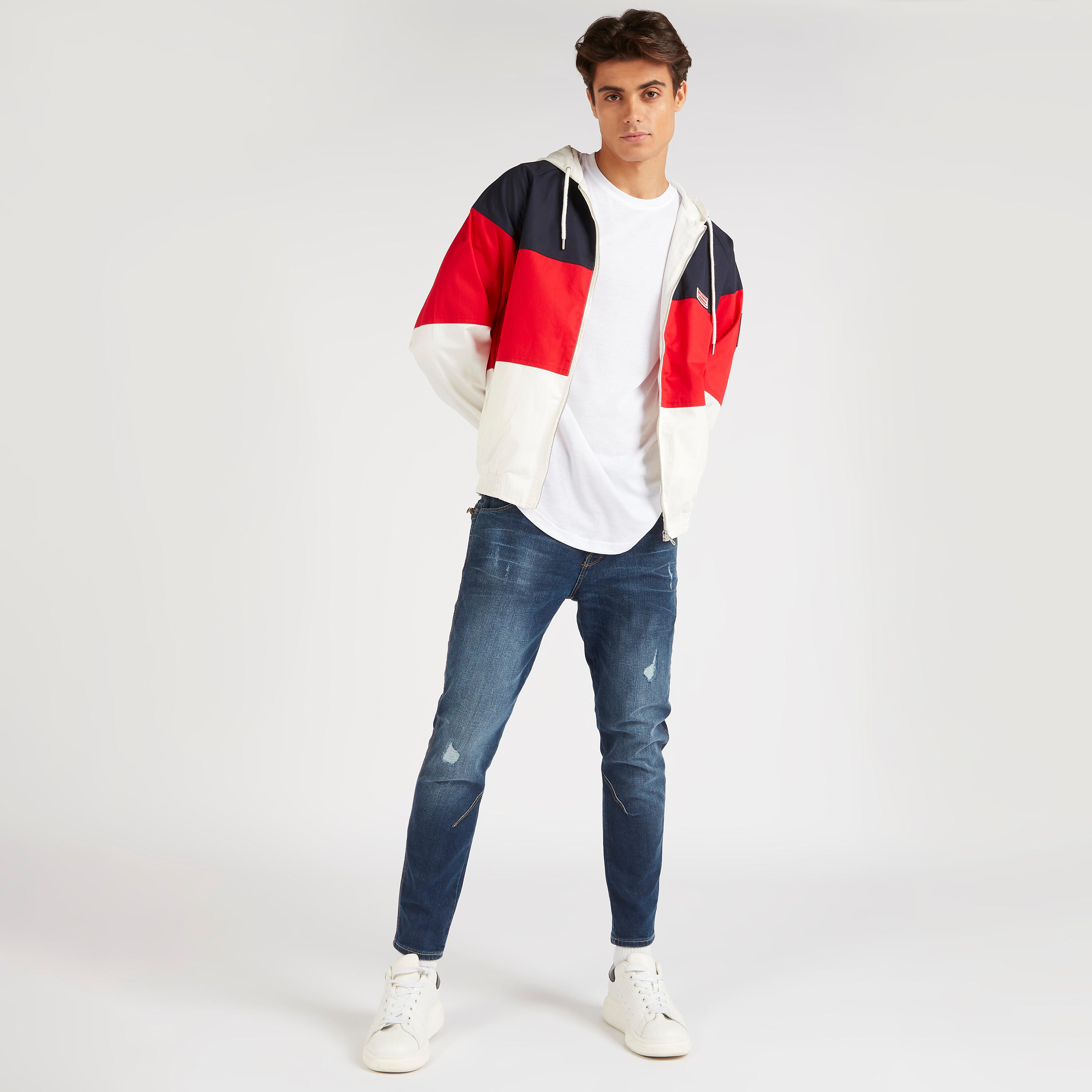 Lee Cooper Lightweight Printed Zip Through Jacket with Hood-men-clothing-jacketsandblazers-jackets-image-2