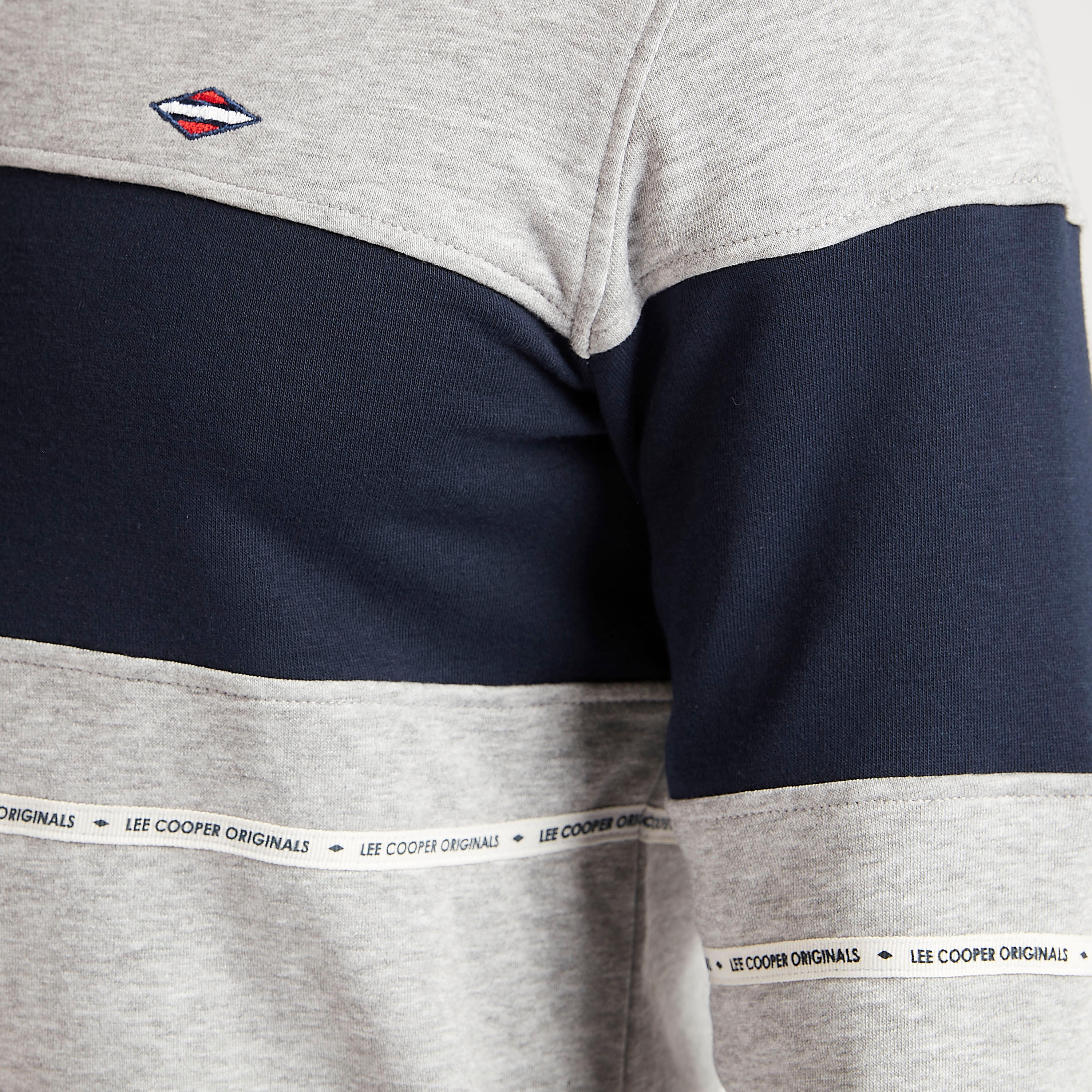 Lee Cooper Colourblock Sweatshirt with High Neck-men-winterwear-hoodiesandsweatshirts-image-5