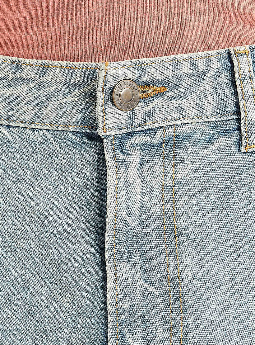 بنطلون جينز دنيم ممزّق بقصّة مريحة وخصر متوسّط الارتفاع من لي كوبر-men-clothing-bottoms-jeans-image-4
