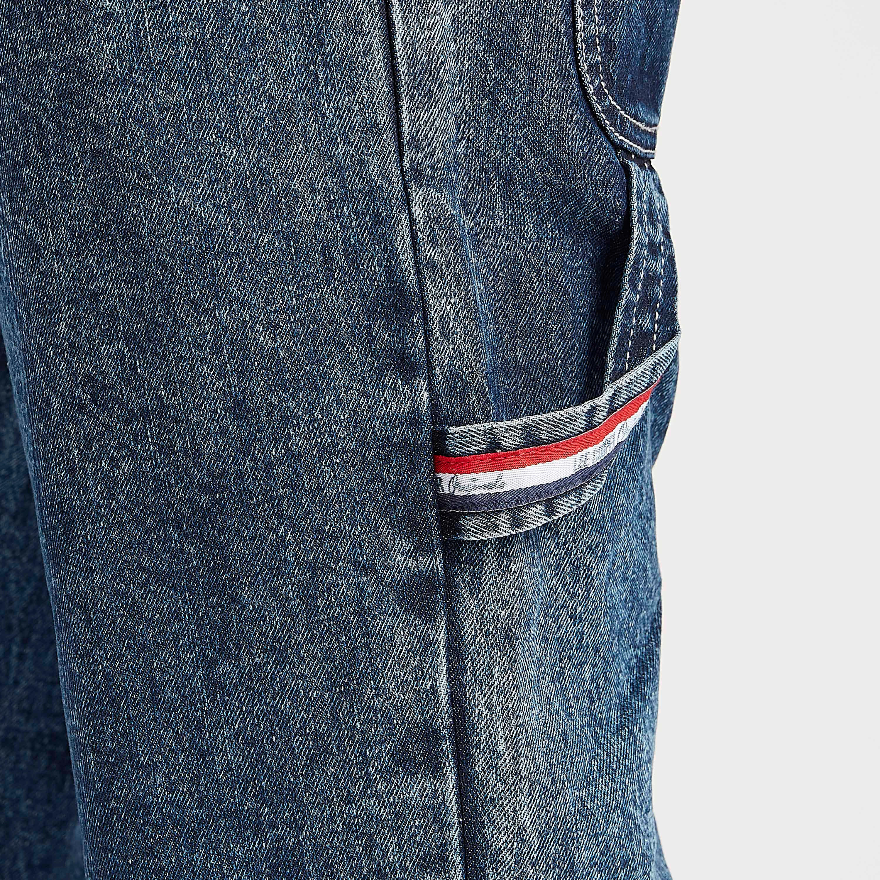 بنطلون جينز دنيم بأطراف ضيّقة وخصر متوسّط الارتفاع وزر إغلاق من لي كوبر-men-clothing-bottoms-jeans-image-2