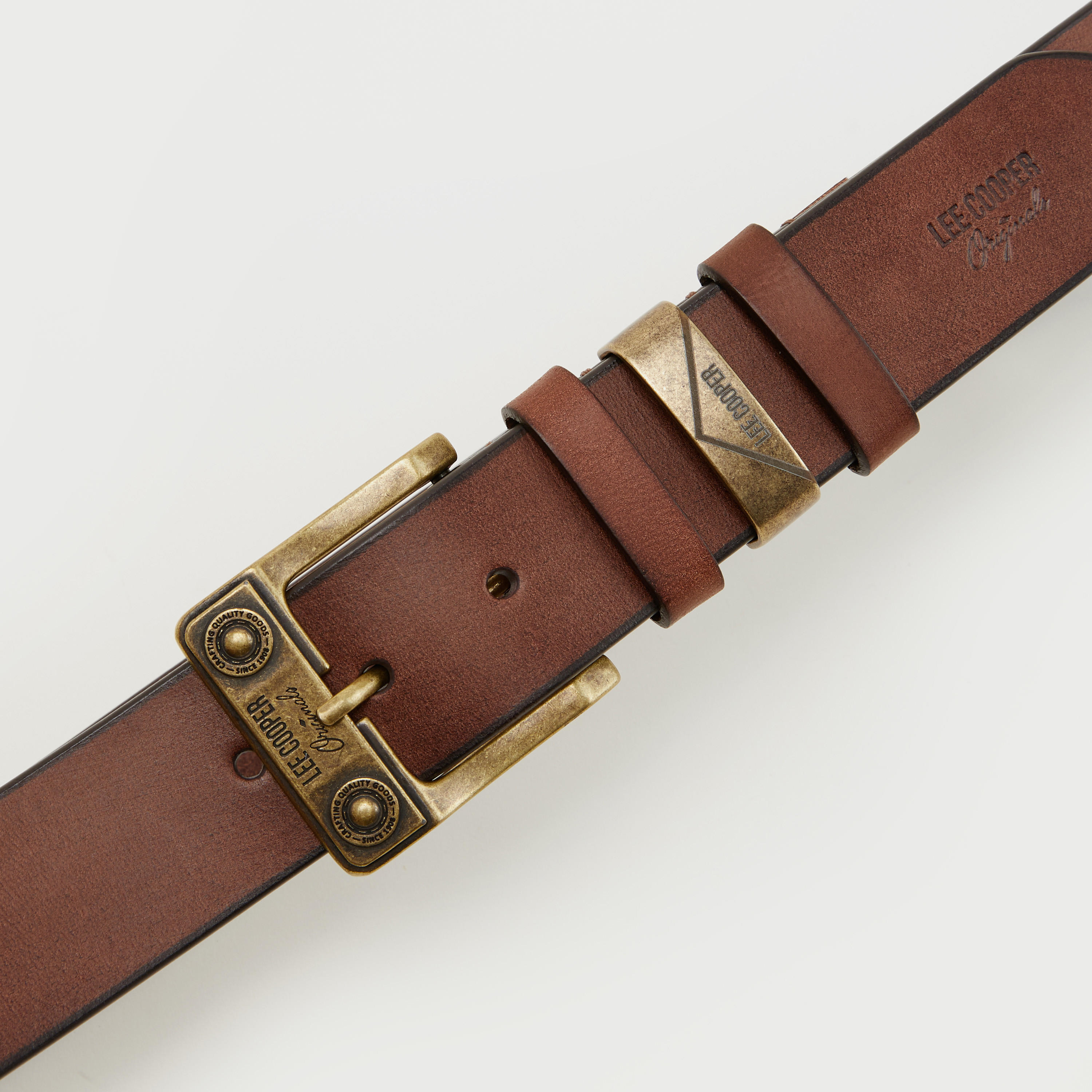 حزام خصر جلد بإبزيم إغلاق من لي كوبر-men-beltsandwallets-belts-image-3