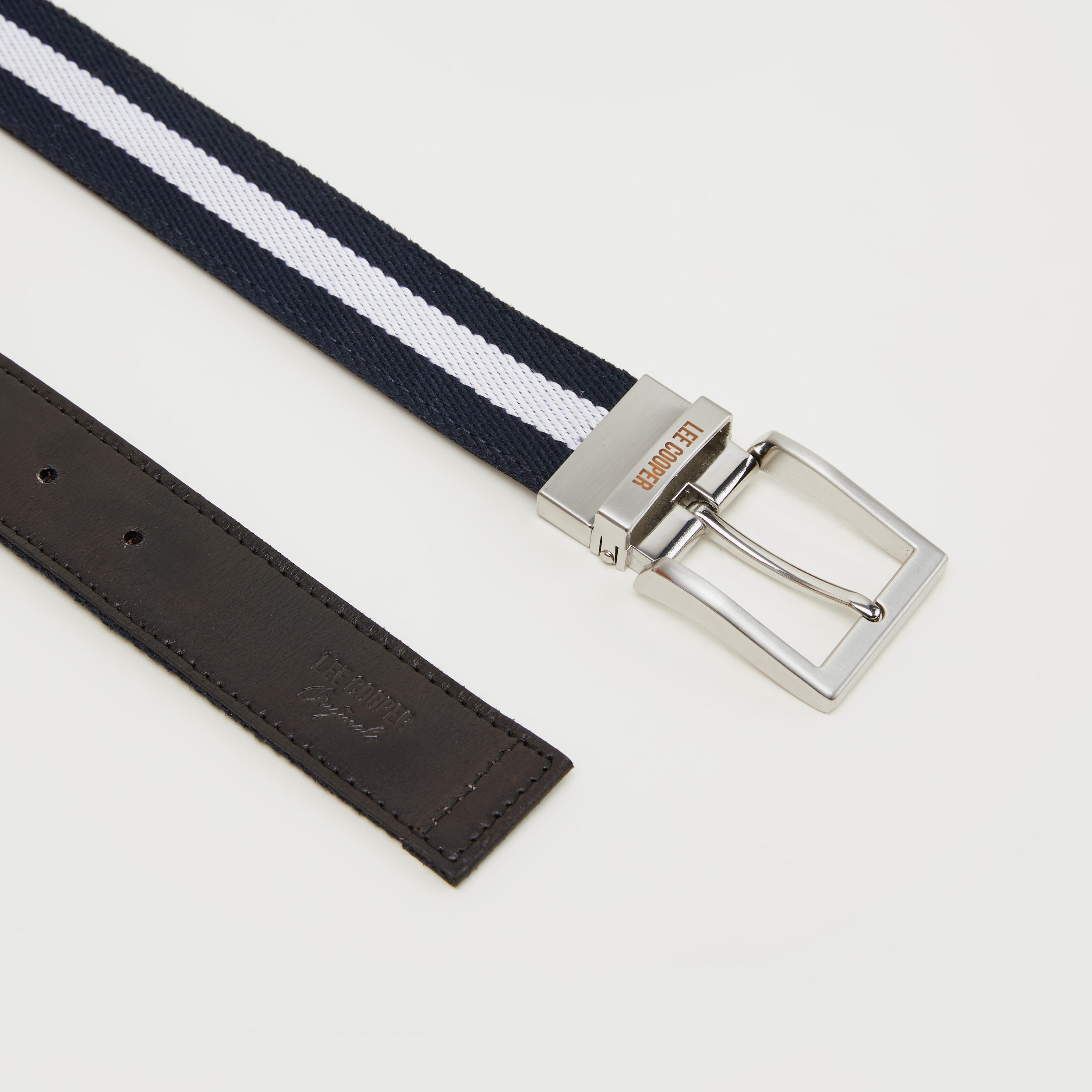حزام يمكن استخدامه على الوجهين بإزيم بدبوس من لي كوبر-men-beltsandwallets-belts-image-6