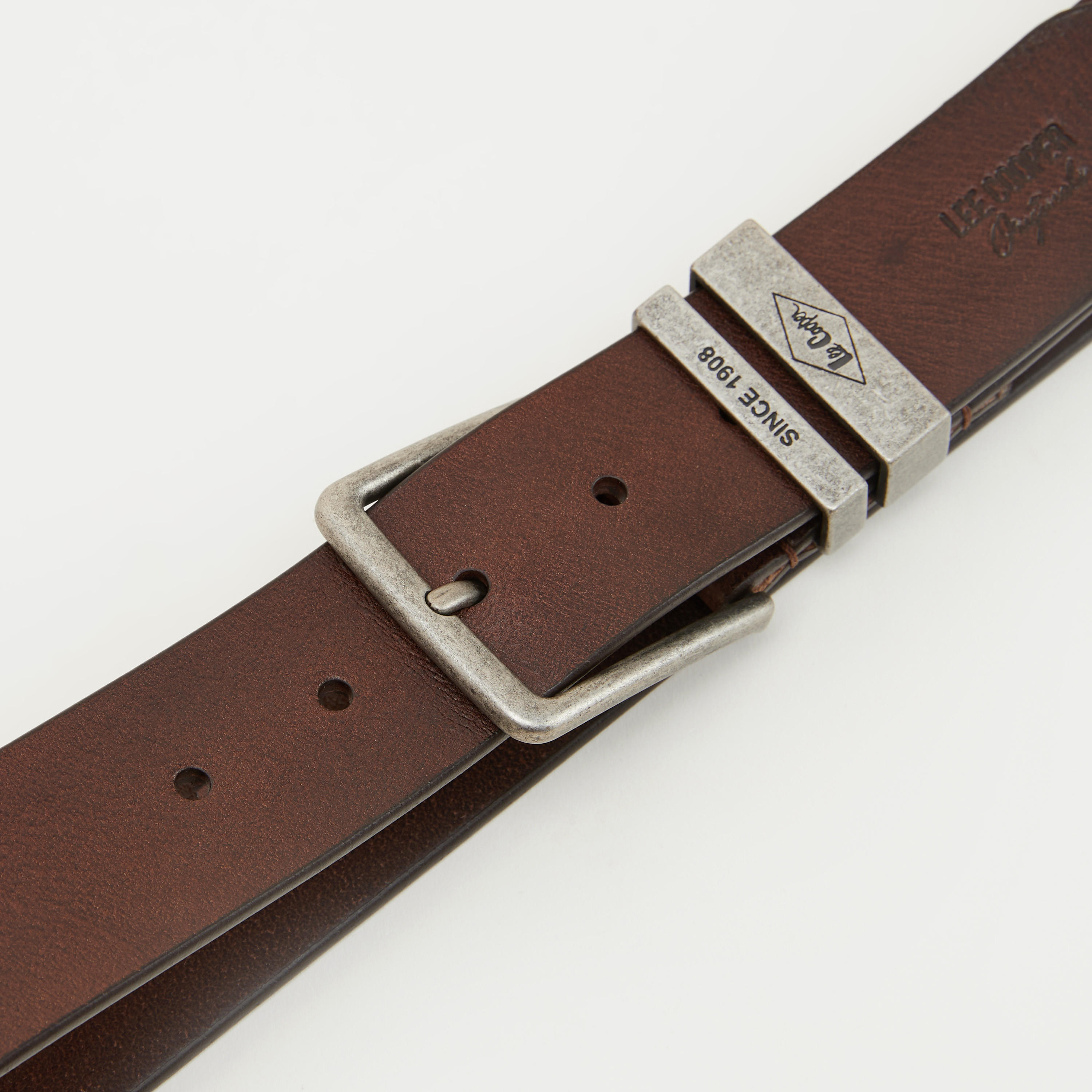 حزام خصر جلد بإبزيم إغلاق من لي كوبر-men-beltsandwallets-belts-image-3