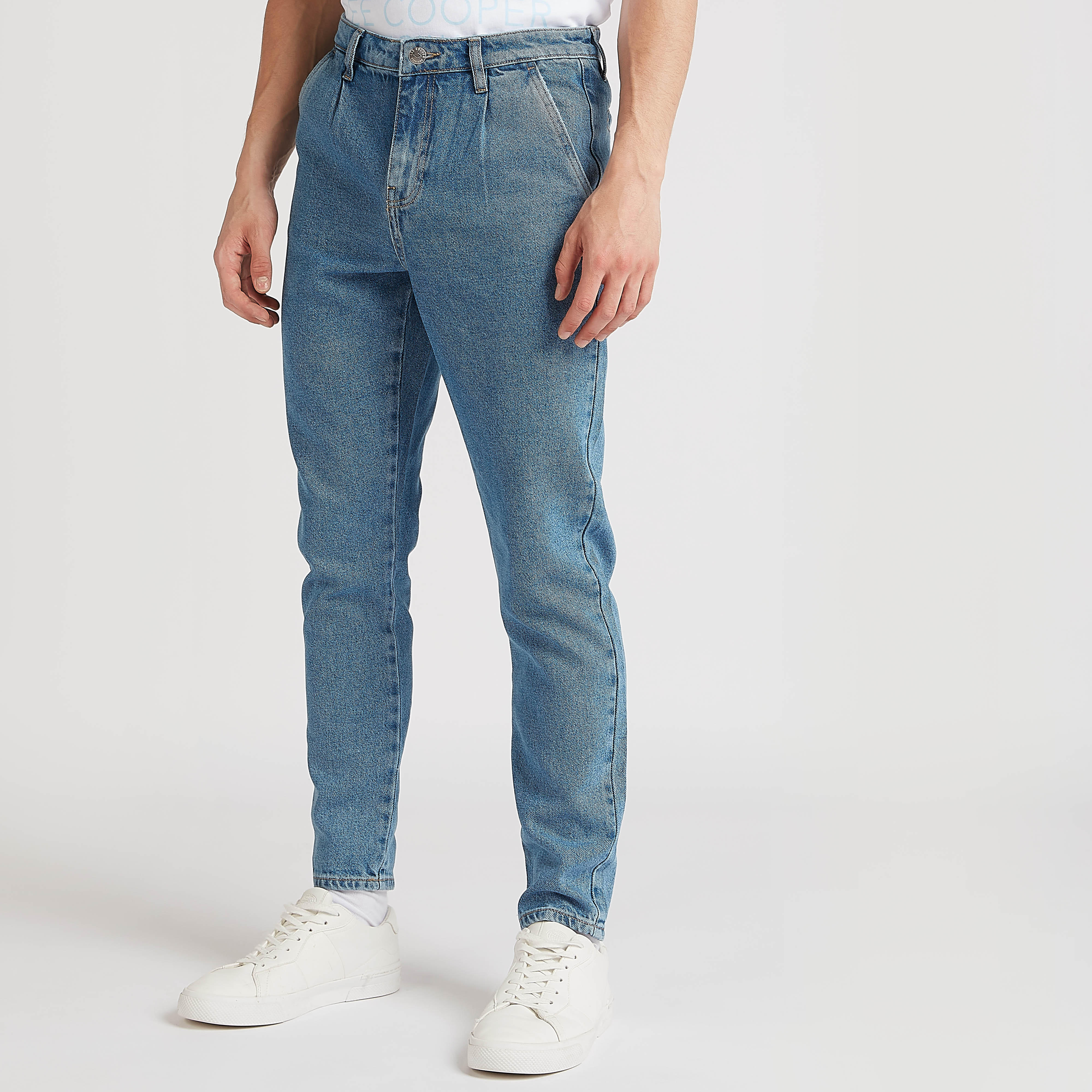 Lee Cooper High-Rise Jeans with Button Closure-men-clothing-bottoms-jeans-image-1