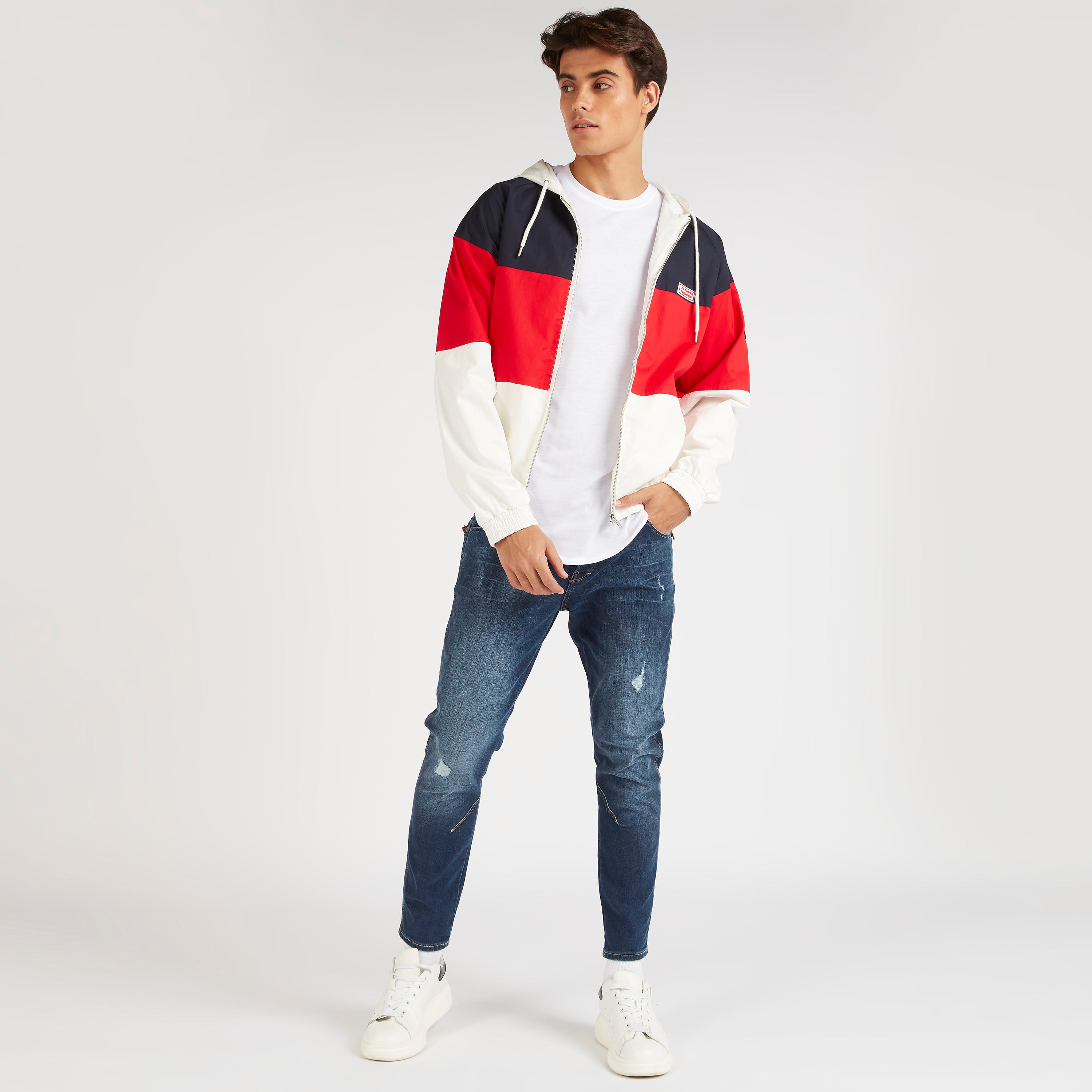 بنطلون جينز دنيم مضلّع سادة من لي كوبر-men-clothing-bottoms-jeans-image-3