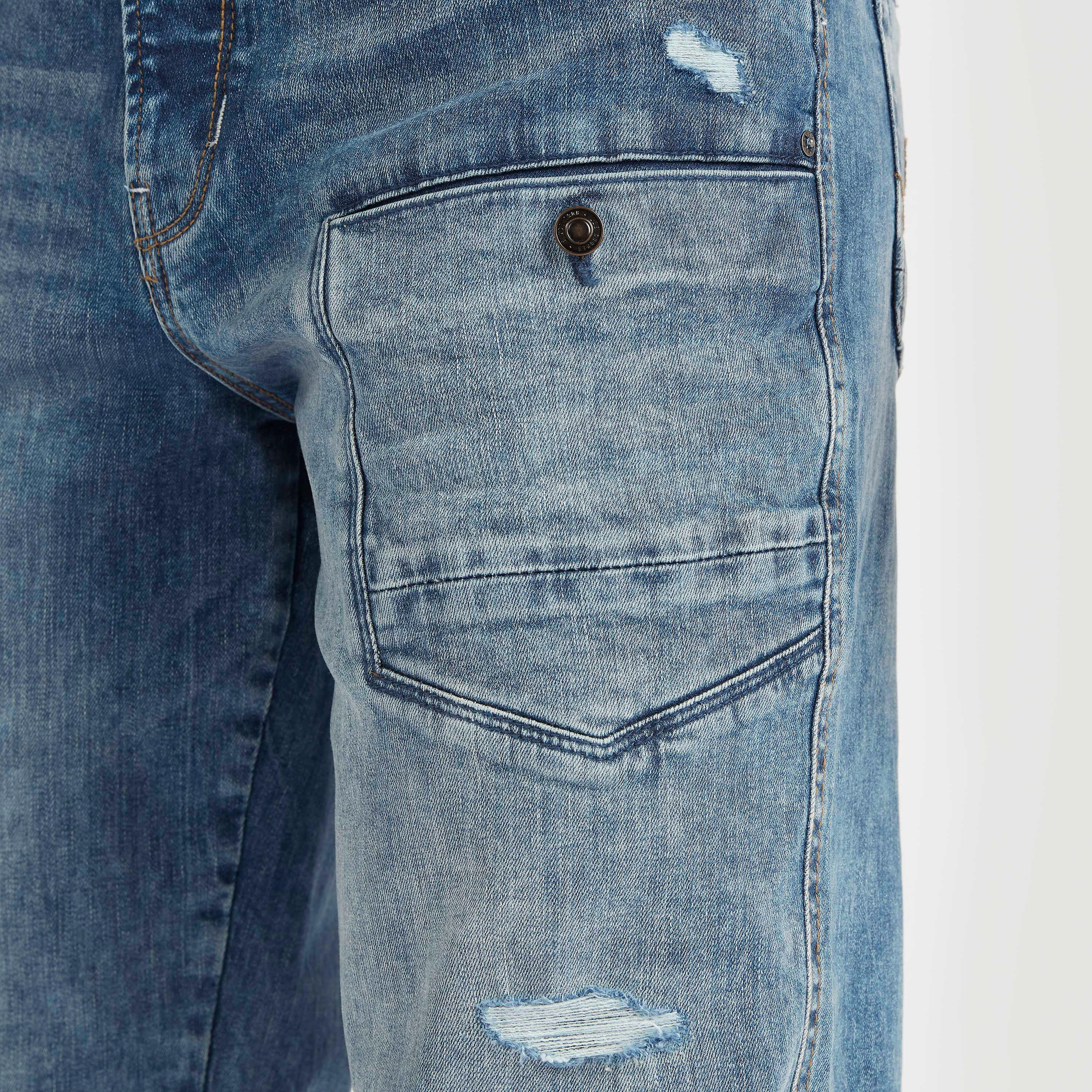 بنطلون جينز دنيم بجيوب من لي كوبر-men-clothing-bottoms-jeans-image-2