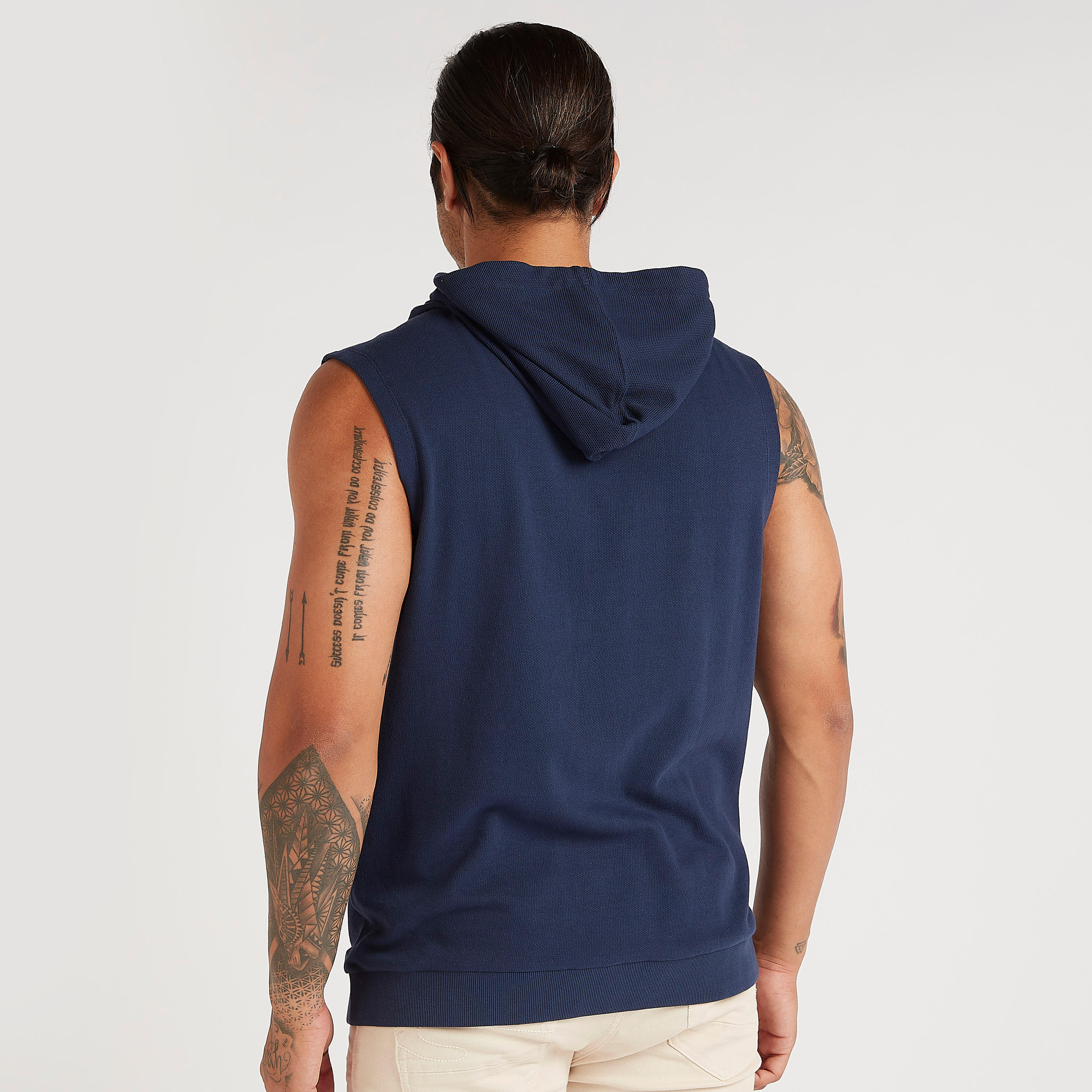 Lee Cooper Printed Sleeveless Hoodie with Kangaroo Pocket-men-clothing-tshirtsandpolos-tshirts-image-4