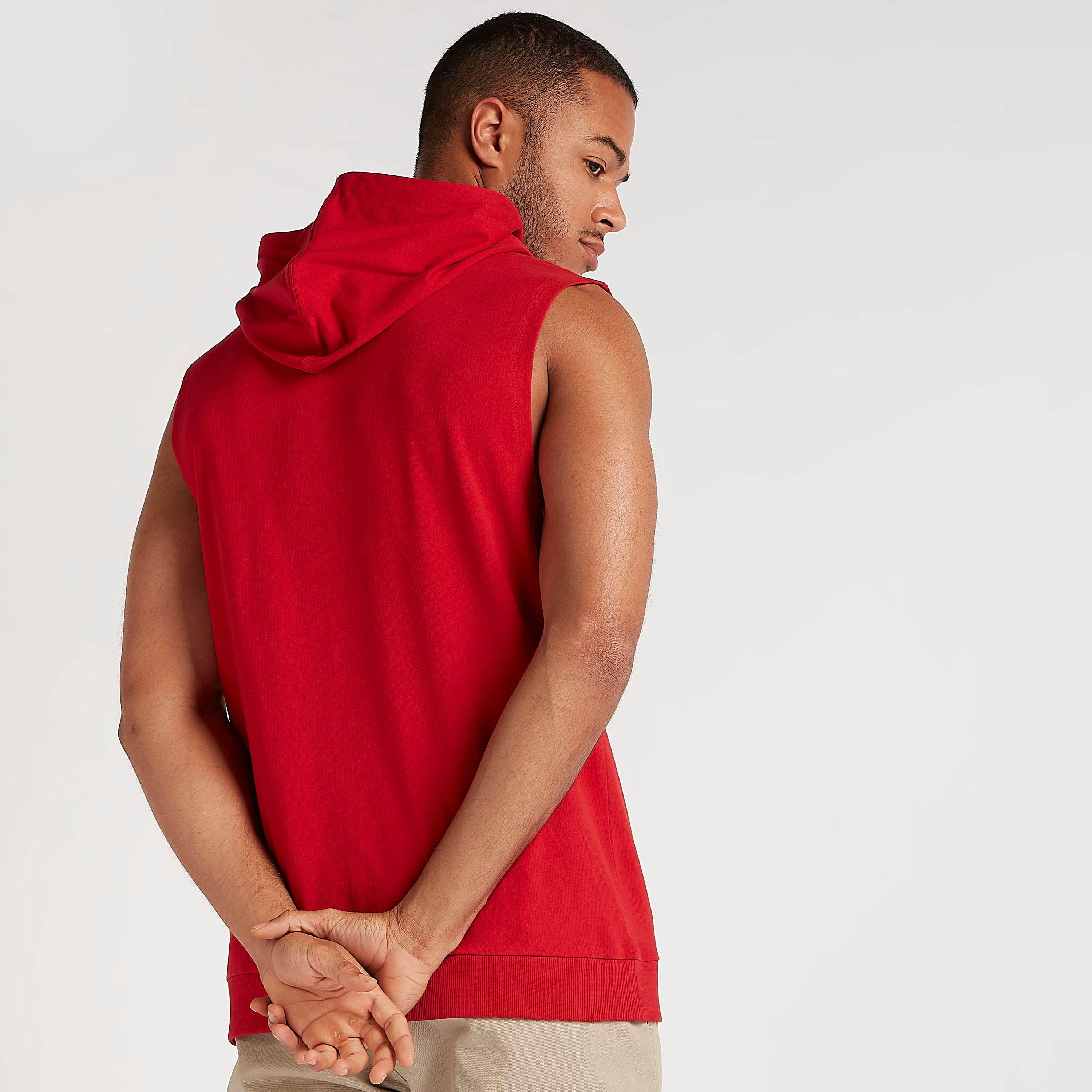 هودي دون أكمام بطبعات وجيب كنغر من لي كوبر-men-clothing-tshirtsandpolos-tshirts-image-4