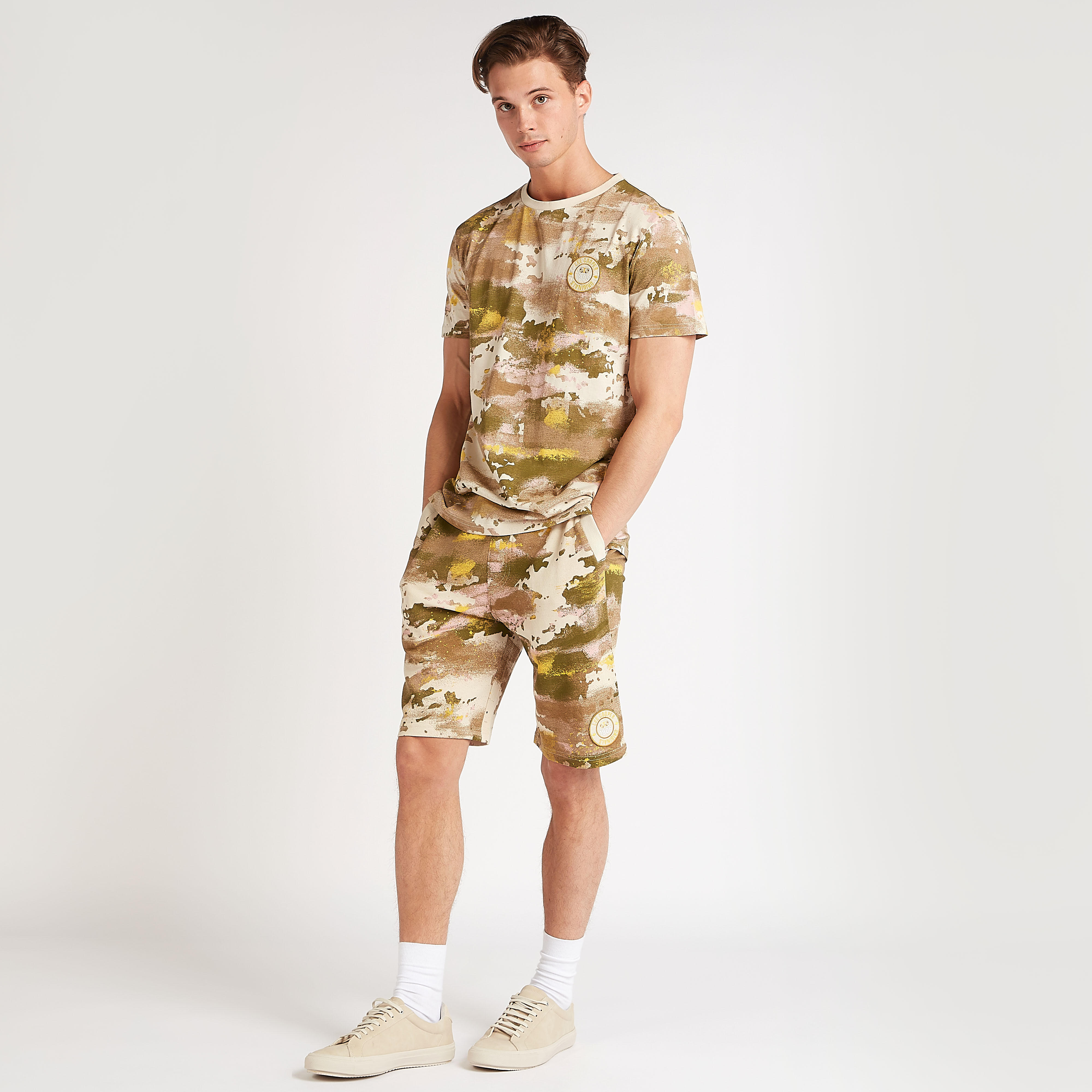 شورت برباط إغلاق وطبعات من لي كوبر-men-clothing-bottoms-shorts-image-3