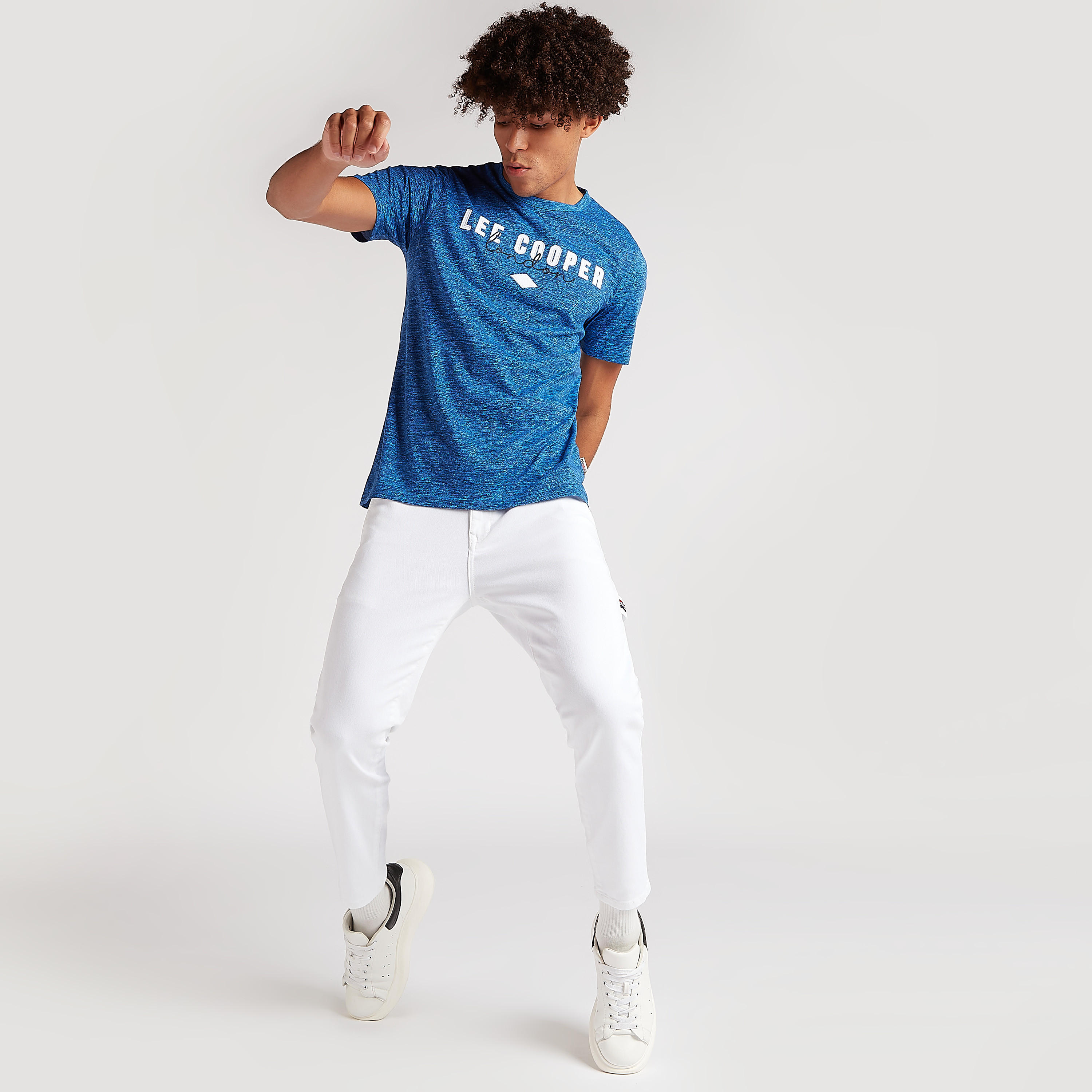 Lee Cooper Solid Carrot Fit Mid-Rise Jeans-men-clothing-bottoms-jeans-image-2