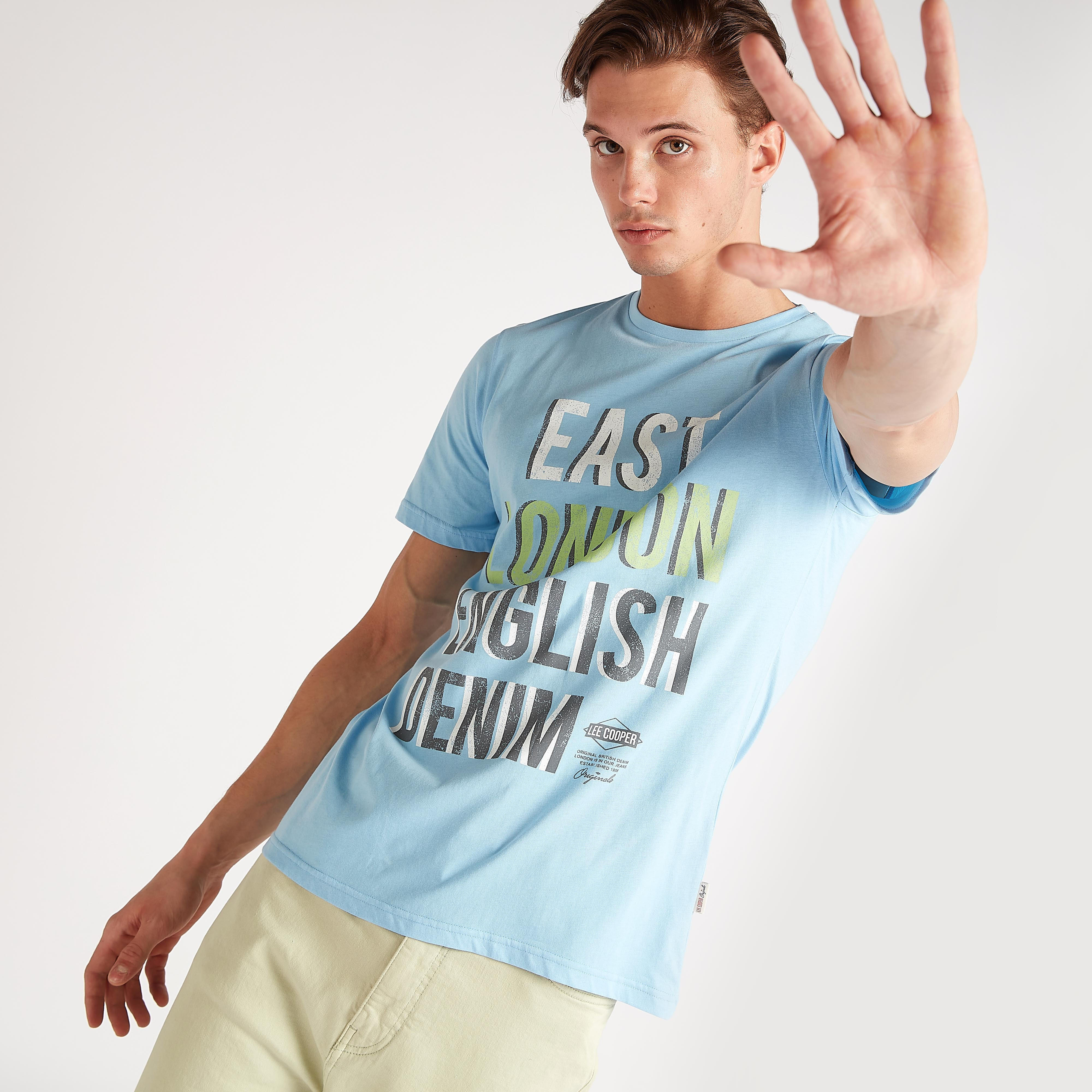 تيشيرت بأكمام قصيرة وطبعات من لي كوبر-men-clothing-tshirtsandpolos-tshirts-image-3