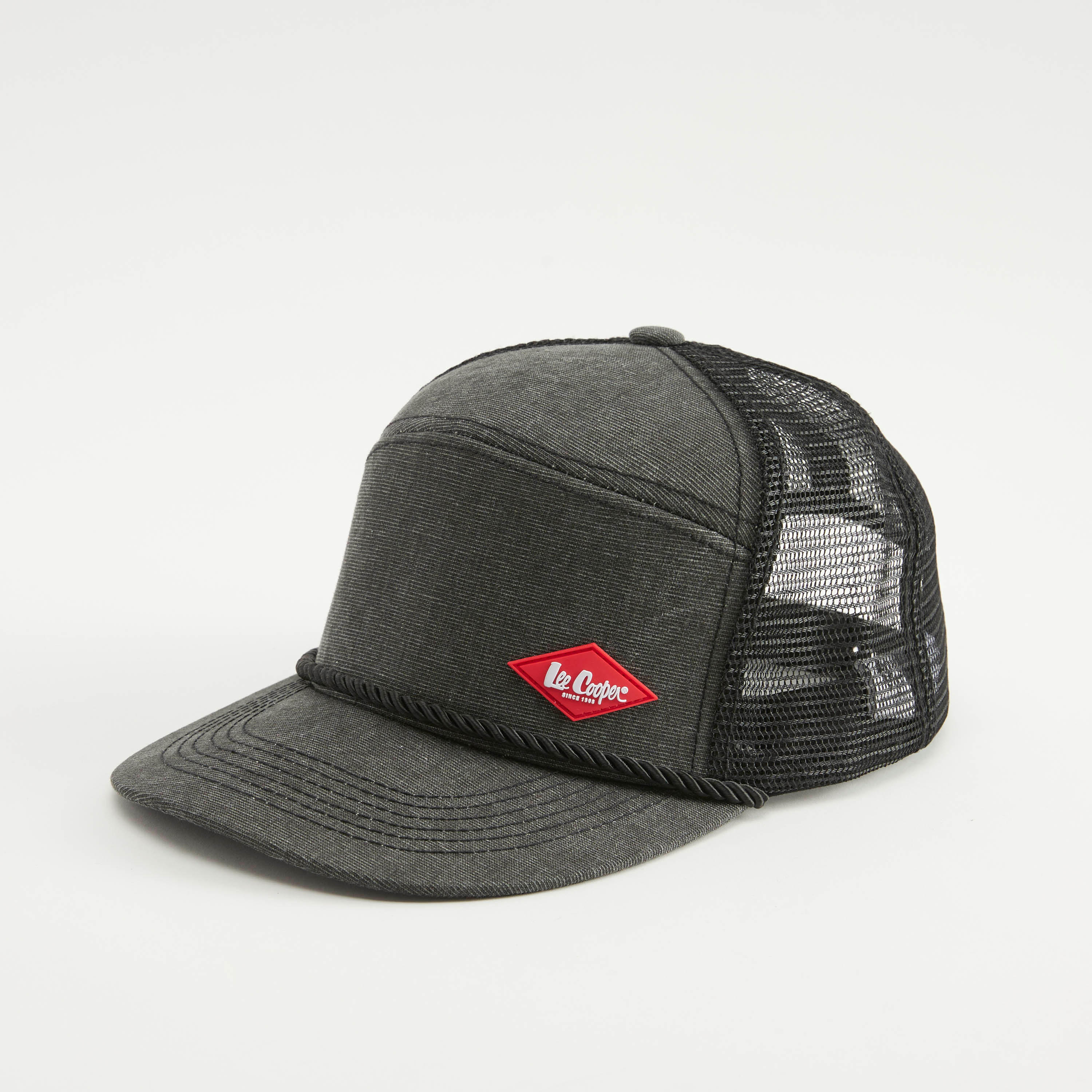 Lee Cooper Textured Cap with Snap Back Closure-men-caps-image-1