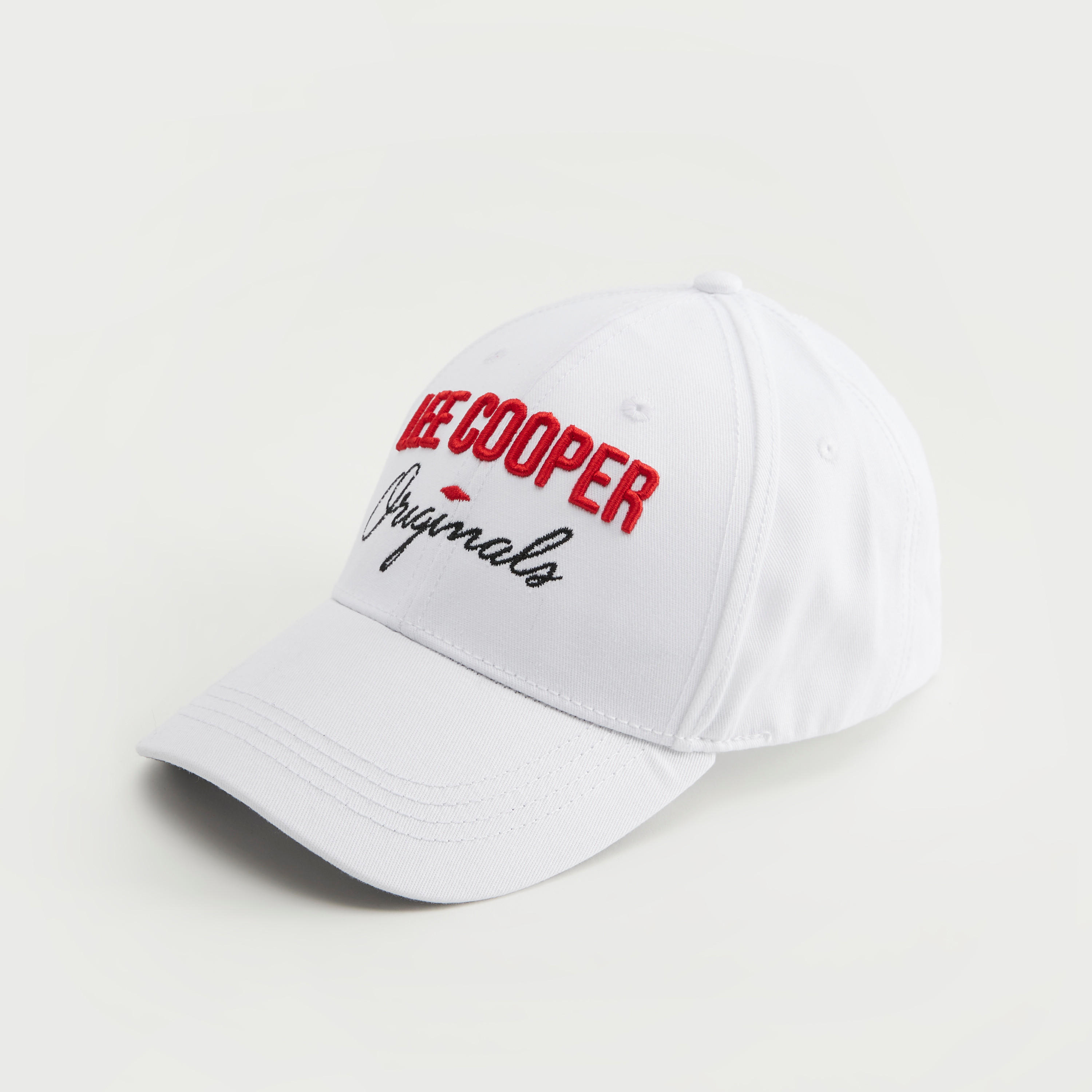 Lee Cooper Embroidered Cap with Buckled Strap Closure-men-caps-image-1