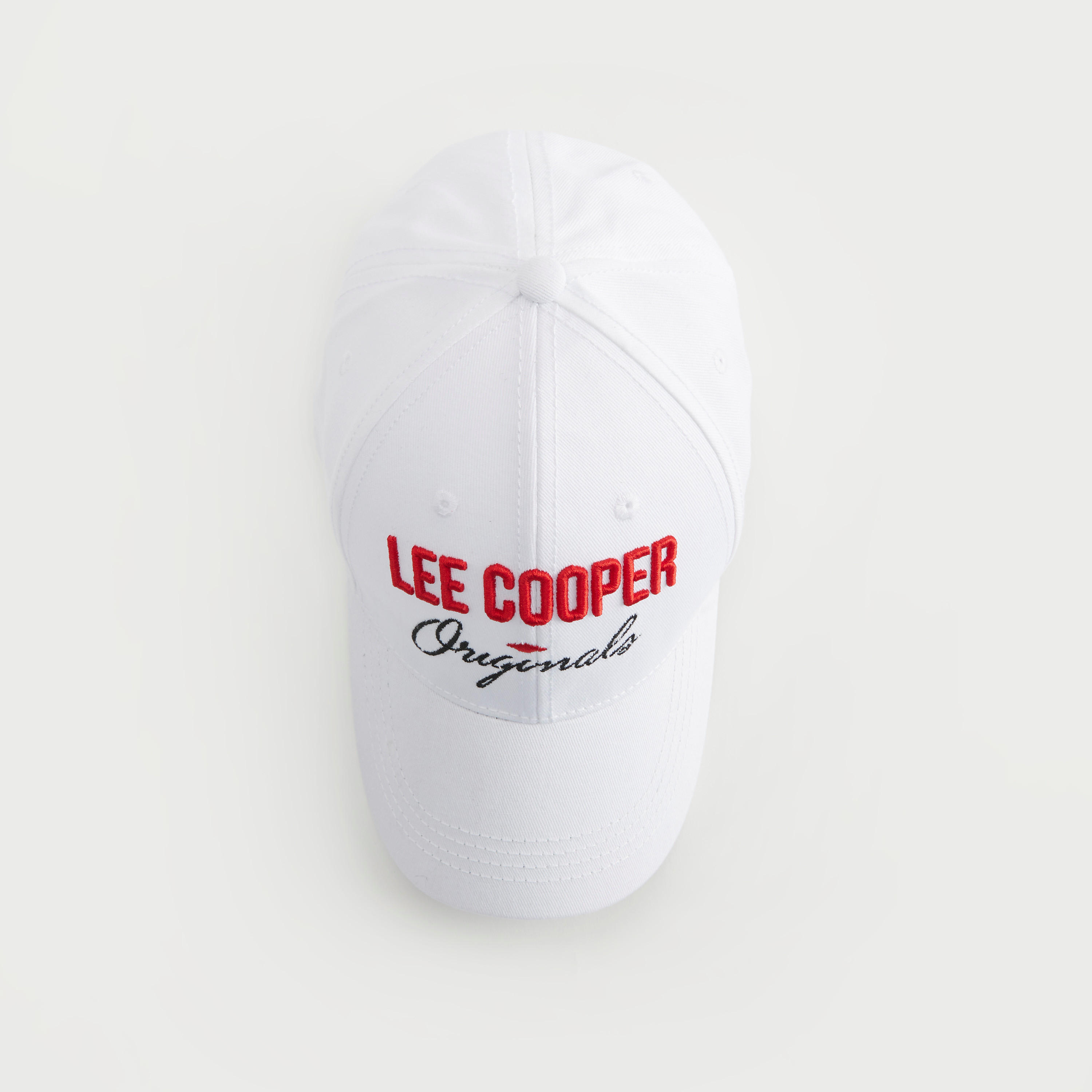 Lee Cooper Embroidered Cap with Buckled Strap Closure-men-caps-image-3