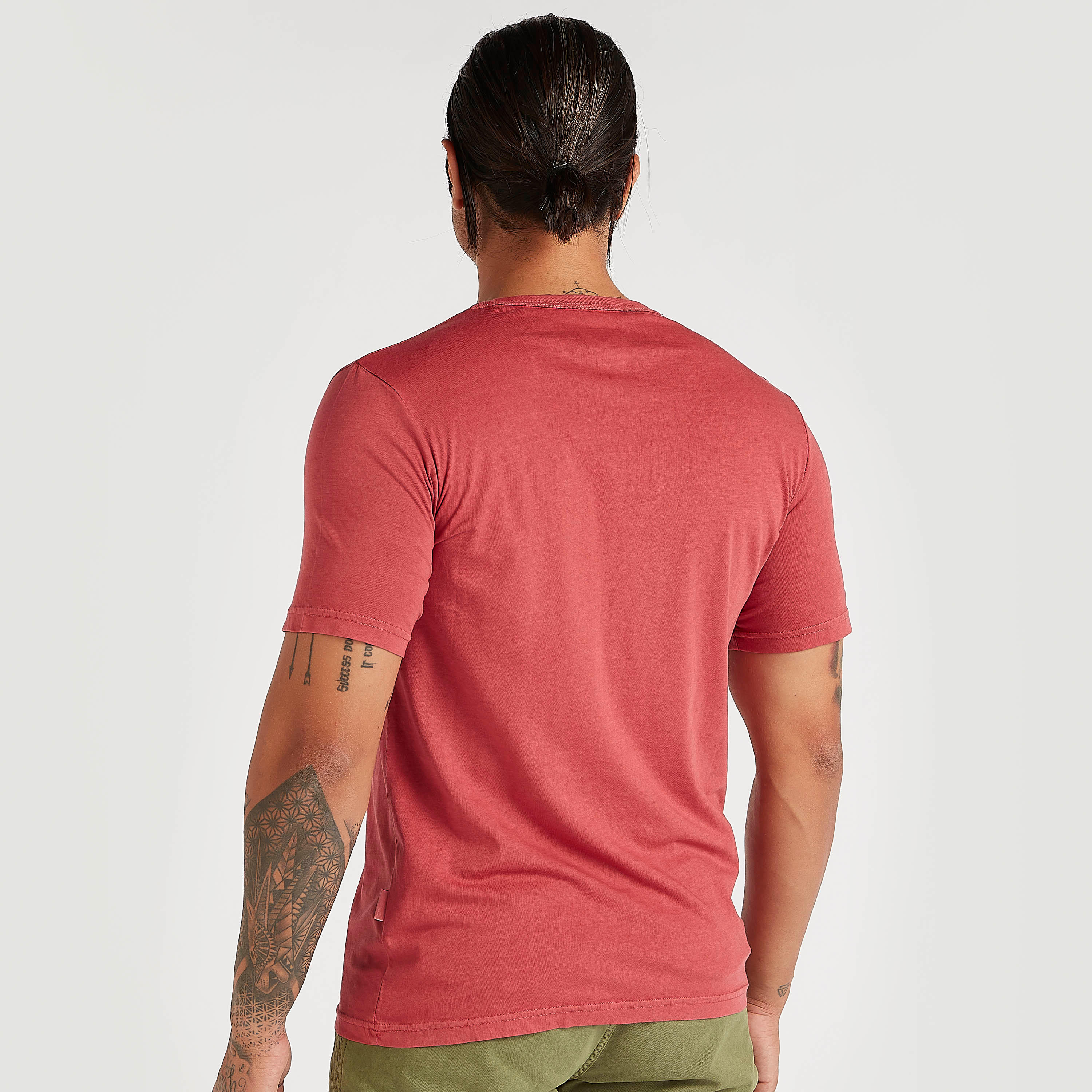 Lee Cooper Solid Crew Neck T-shirt with Chest Pocket-men-clothing-tshirtsandpolos-tshirts-image-4