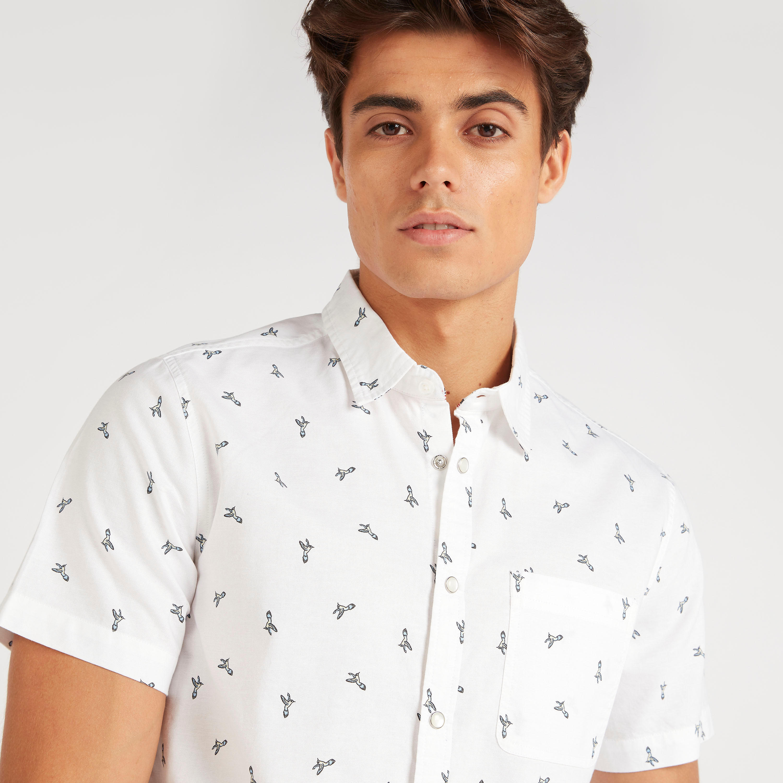 قميص بأكمام قصيرة من لي كوبر-men-clothing-shirts-image-3