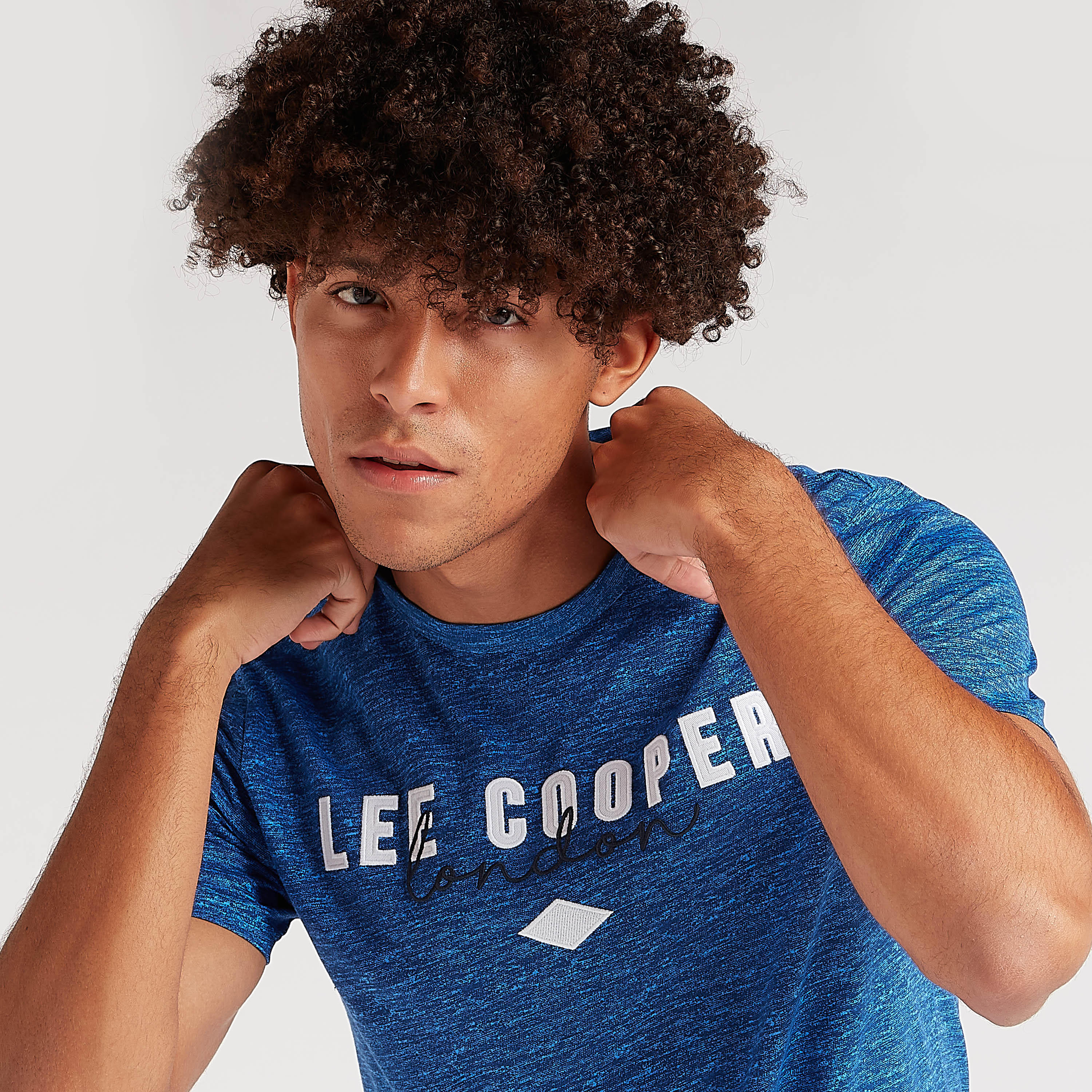 Lee Cooper Printed T-shirt with Short Sleeves-men-clothing-tshirtsandpolos-tshirts-image-2