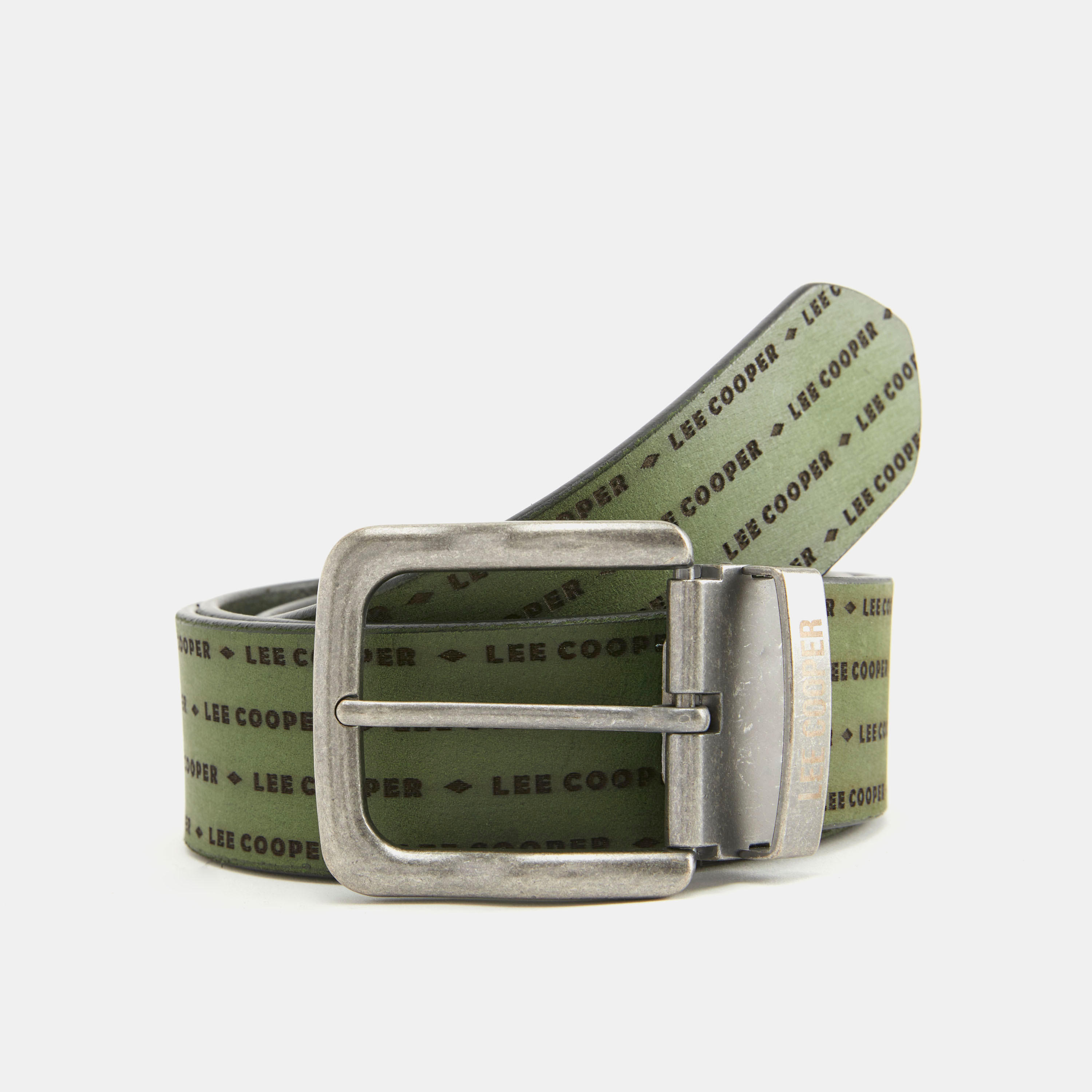 Lee Cooper Printed Leather Belt with Pin Buckle-men-beltsandwallets-belts-image-1