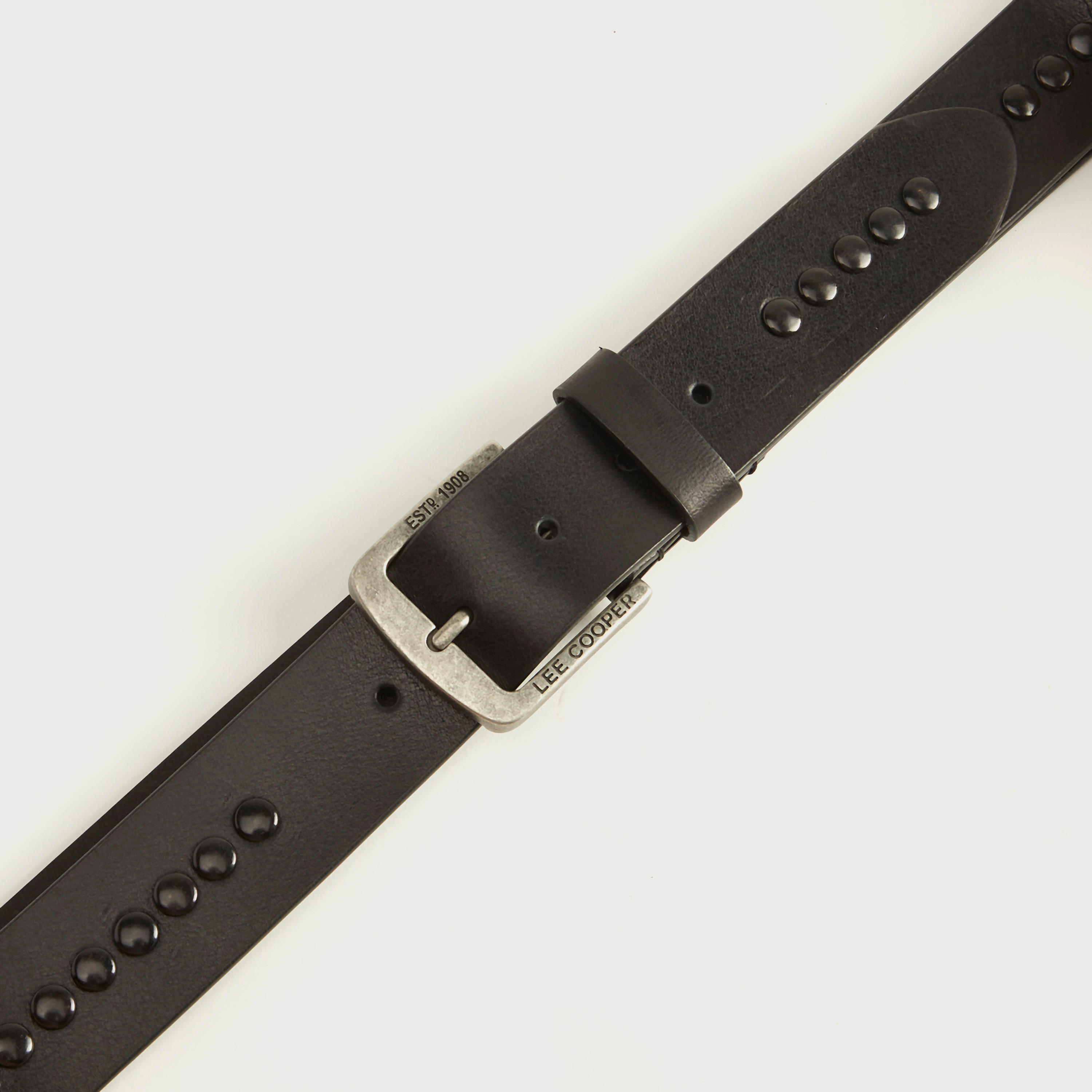 حزام جلد بإزيم بدبوس إغلاق من لي كوبر-men-beltsandwallets-belts-image-3