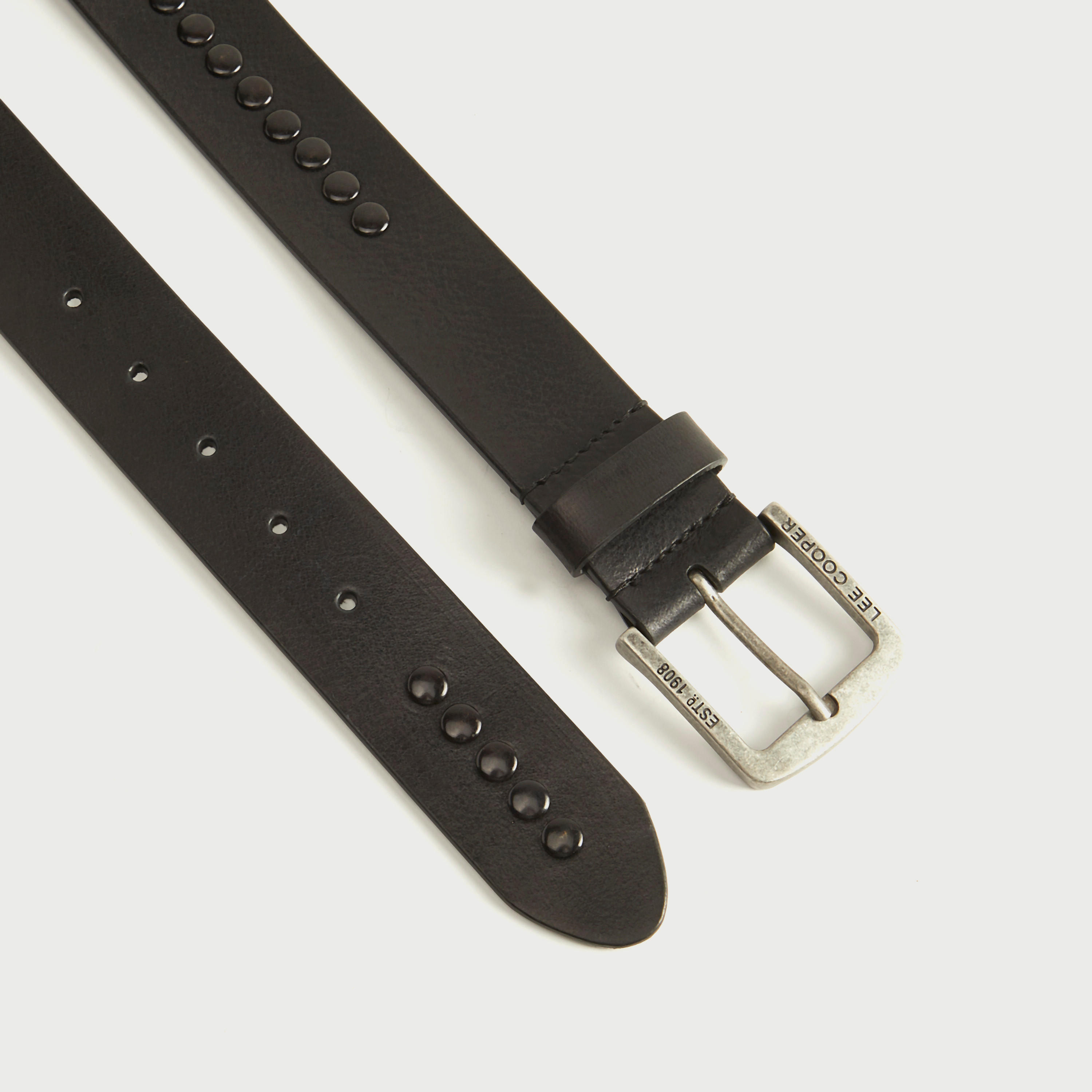 حزام جلد بإزيم بدبوس إغلاق من لي كوبر-men-beltsandwallets-belts-image-4
